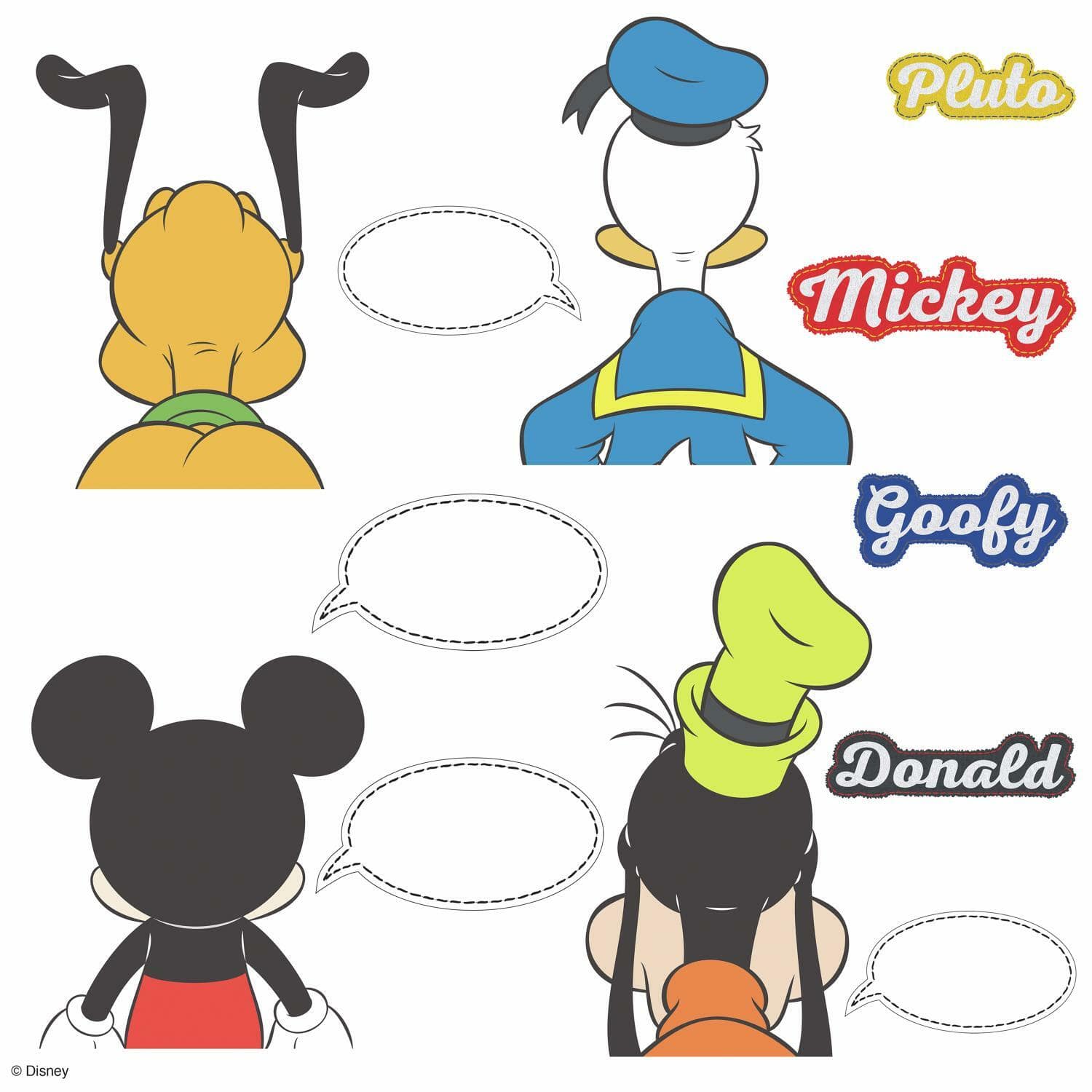 RoomMates Disney&#xAE; Mickey And Friends Peel &#x26; Stick Decals With Dry Erase
