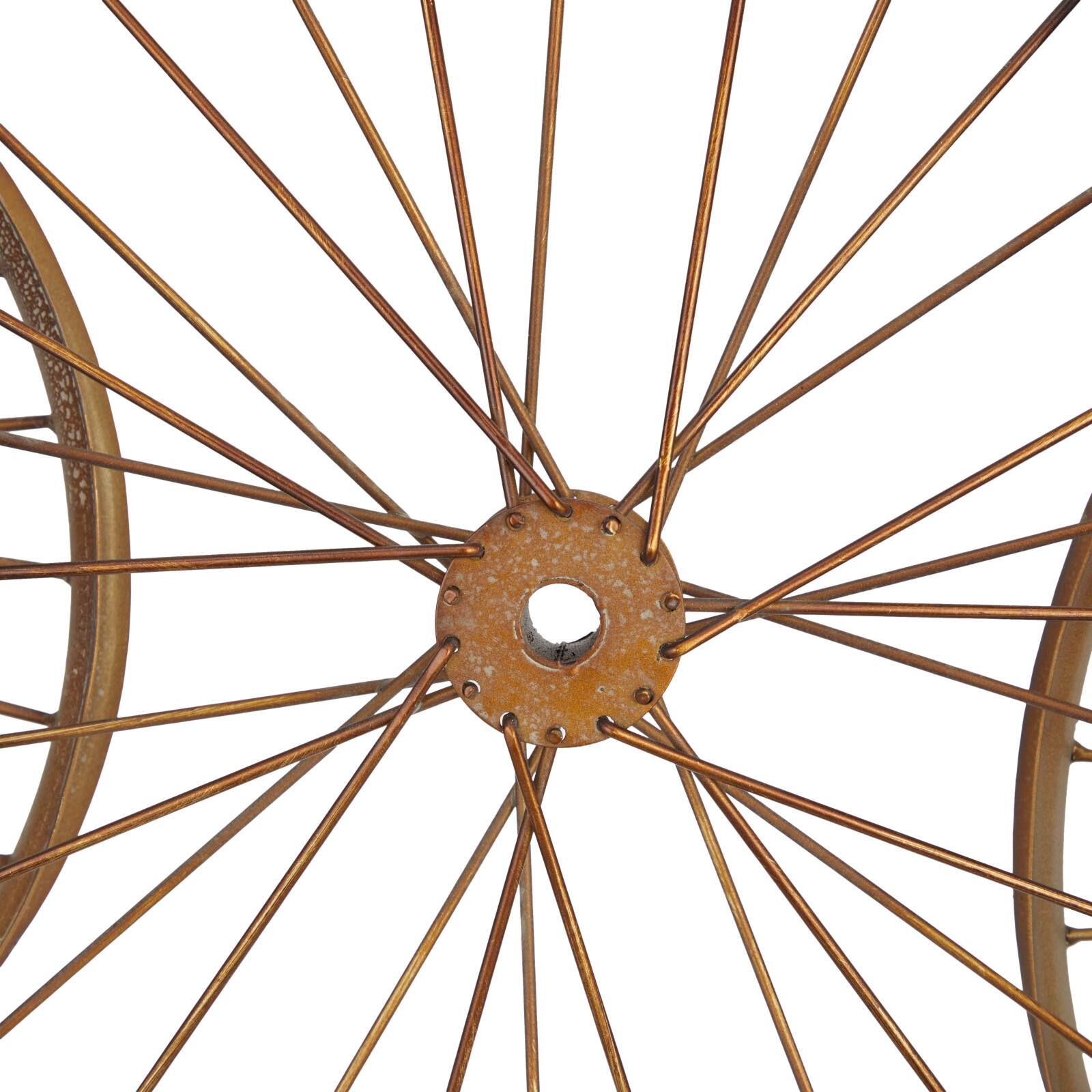 Copper Metal Eclectic Wall Decor, 40" x 40" x 5"