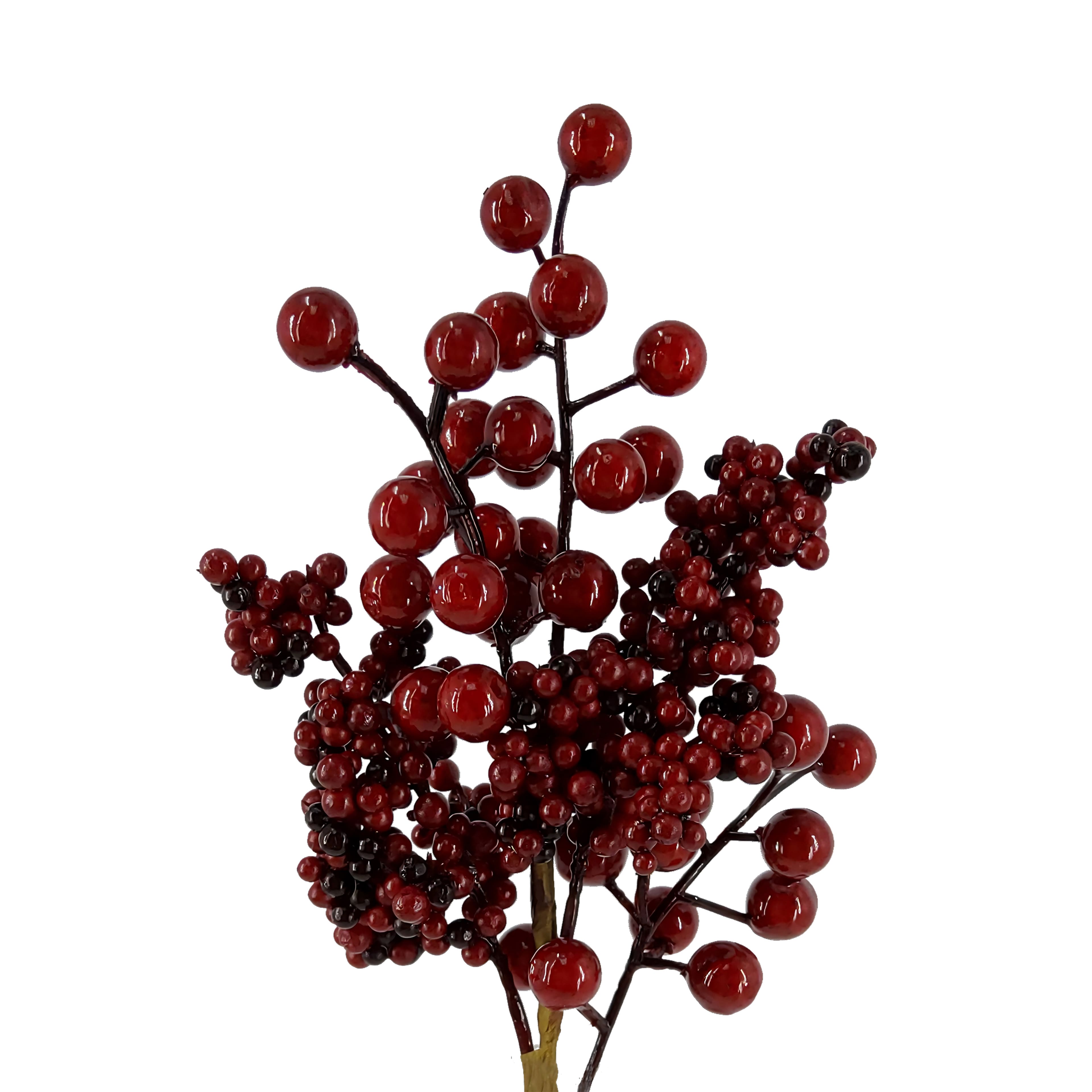 10.5" Dark Red Berry Cluster Pick by Ashland®