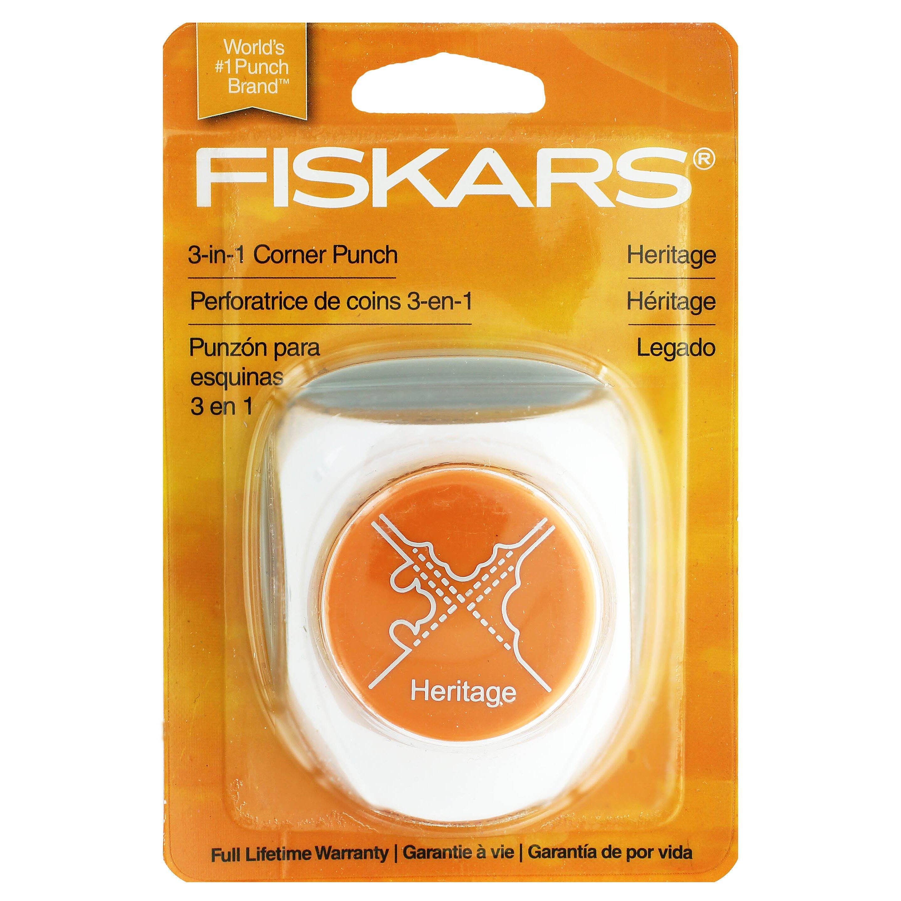 Fiskars® Corner Heritage 3-In-1 Punch | Paper Punches | Michaels