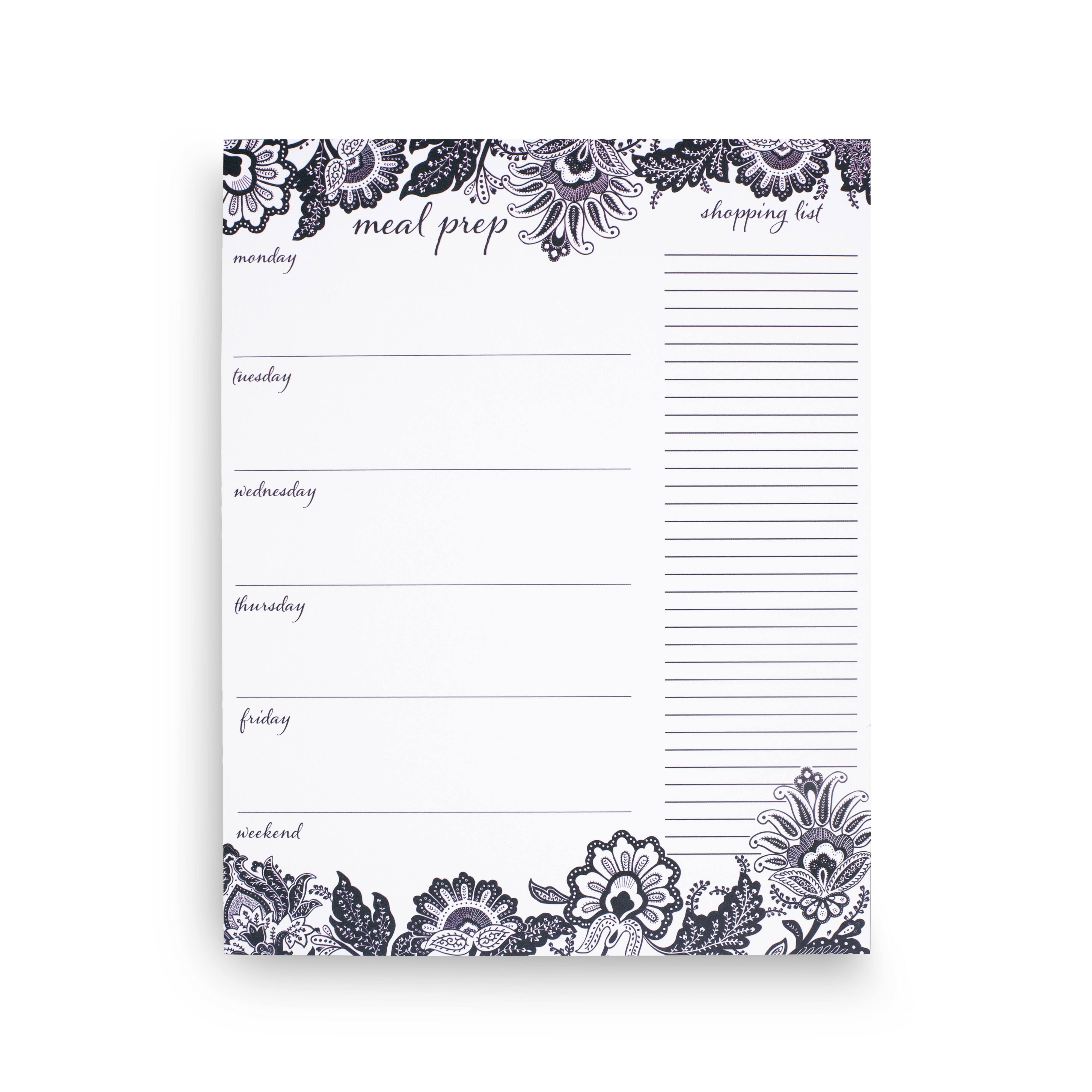 Vera Bradley&#xAE; Java Navy White Meal Planner
