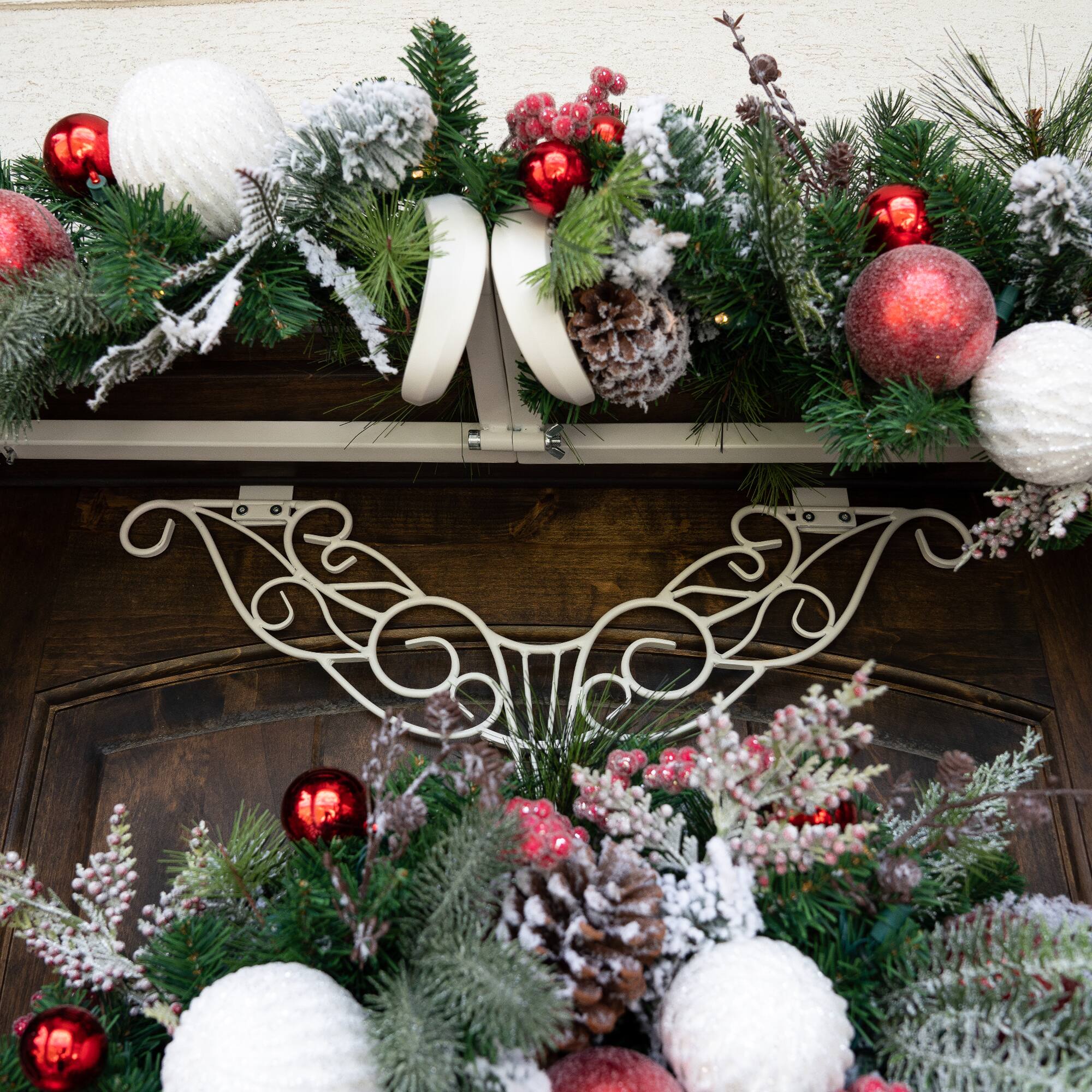 Village Lighting 9ft. Pre-Lit LED Frosted Wonderland Garland