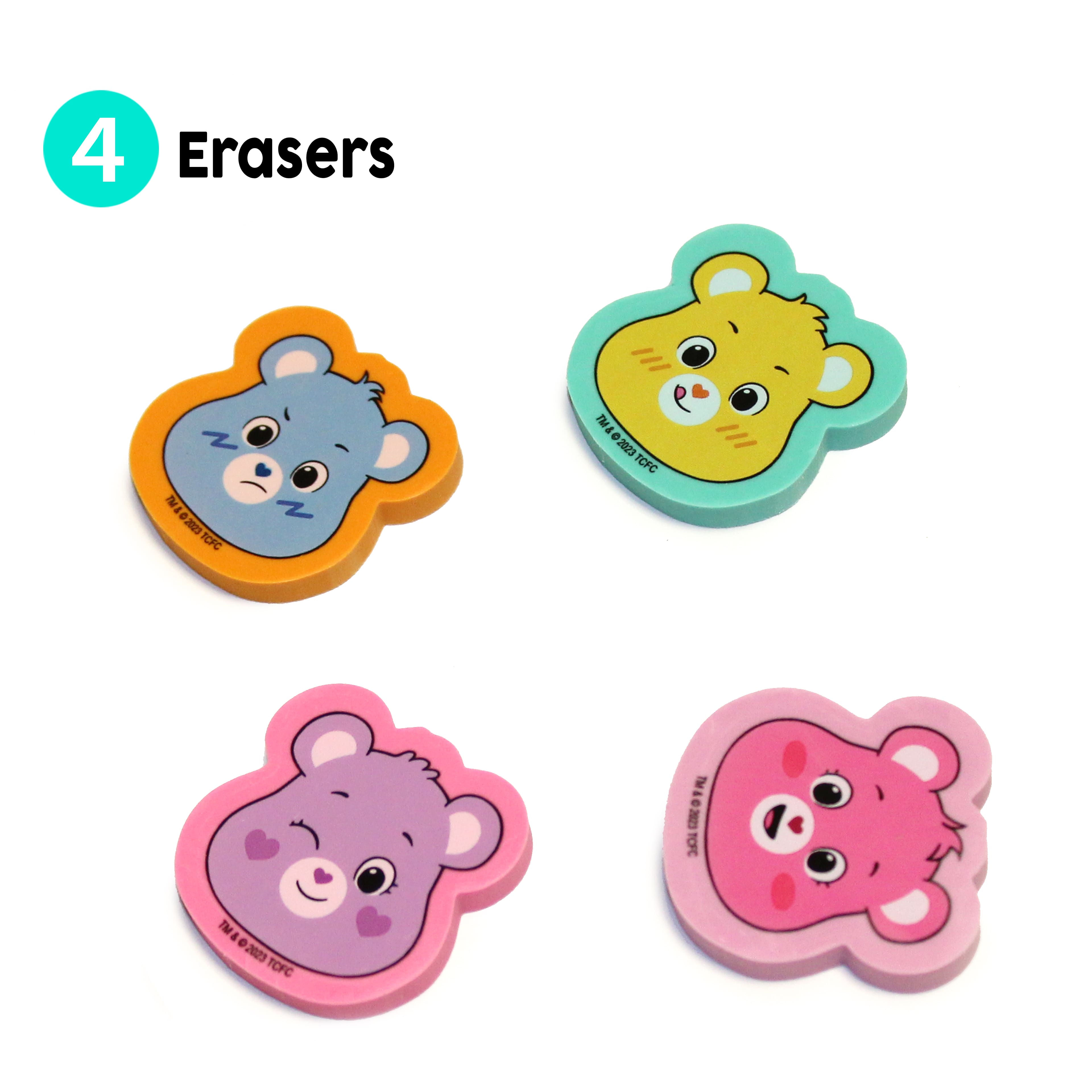 Care Bears Erasers