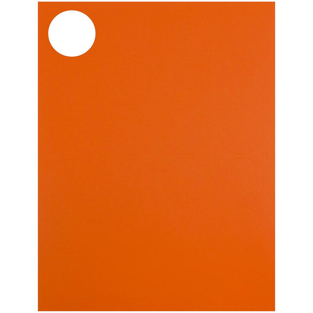 JAM Paper Orange Mailing Address Label Combo Set