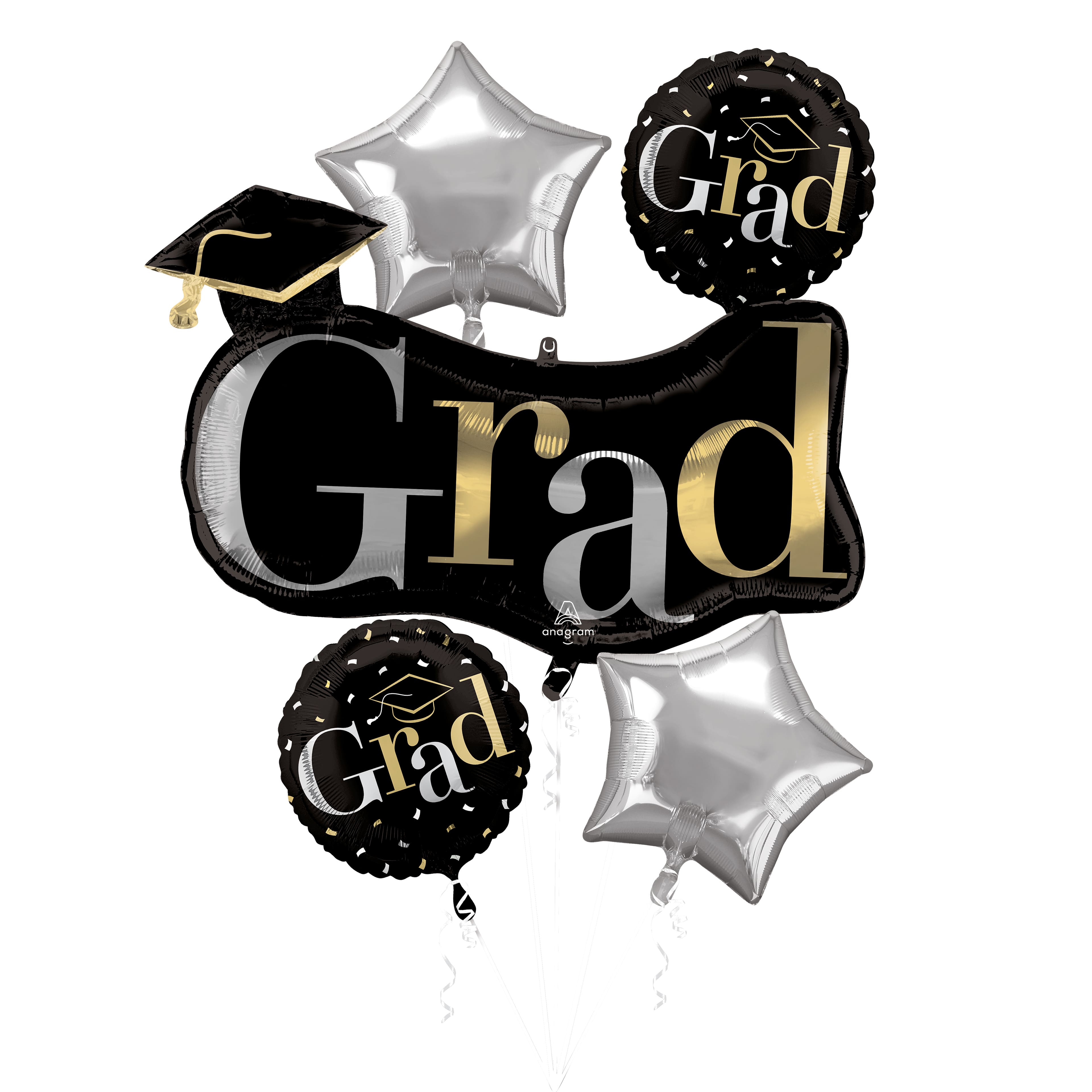 Class Dismissed Foil Balloon Bouquet