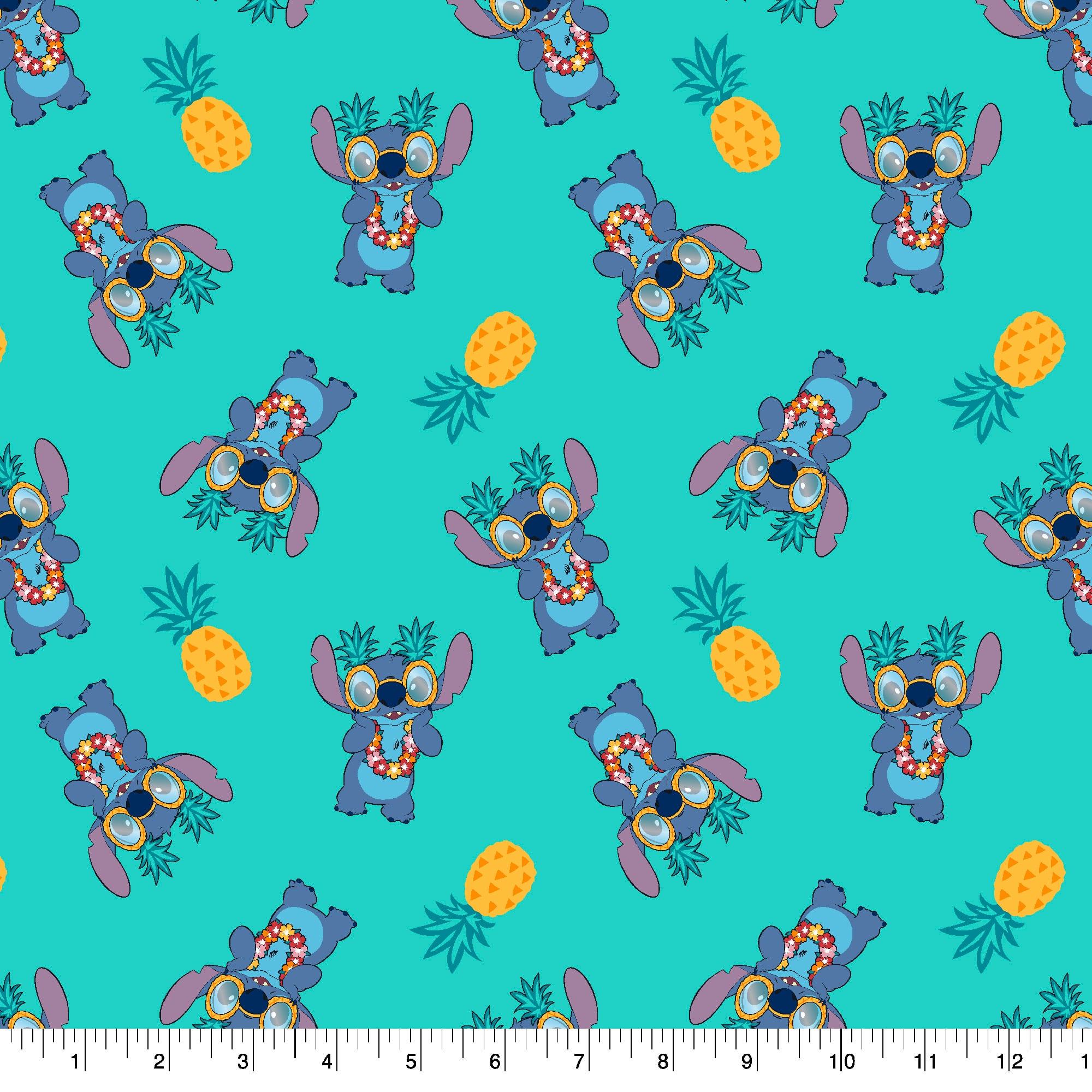 Springs Creative Disney® Stitch Pineapple Cotton Fabric