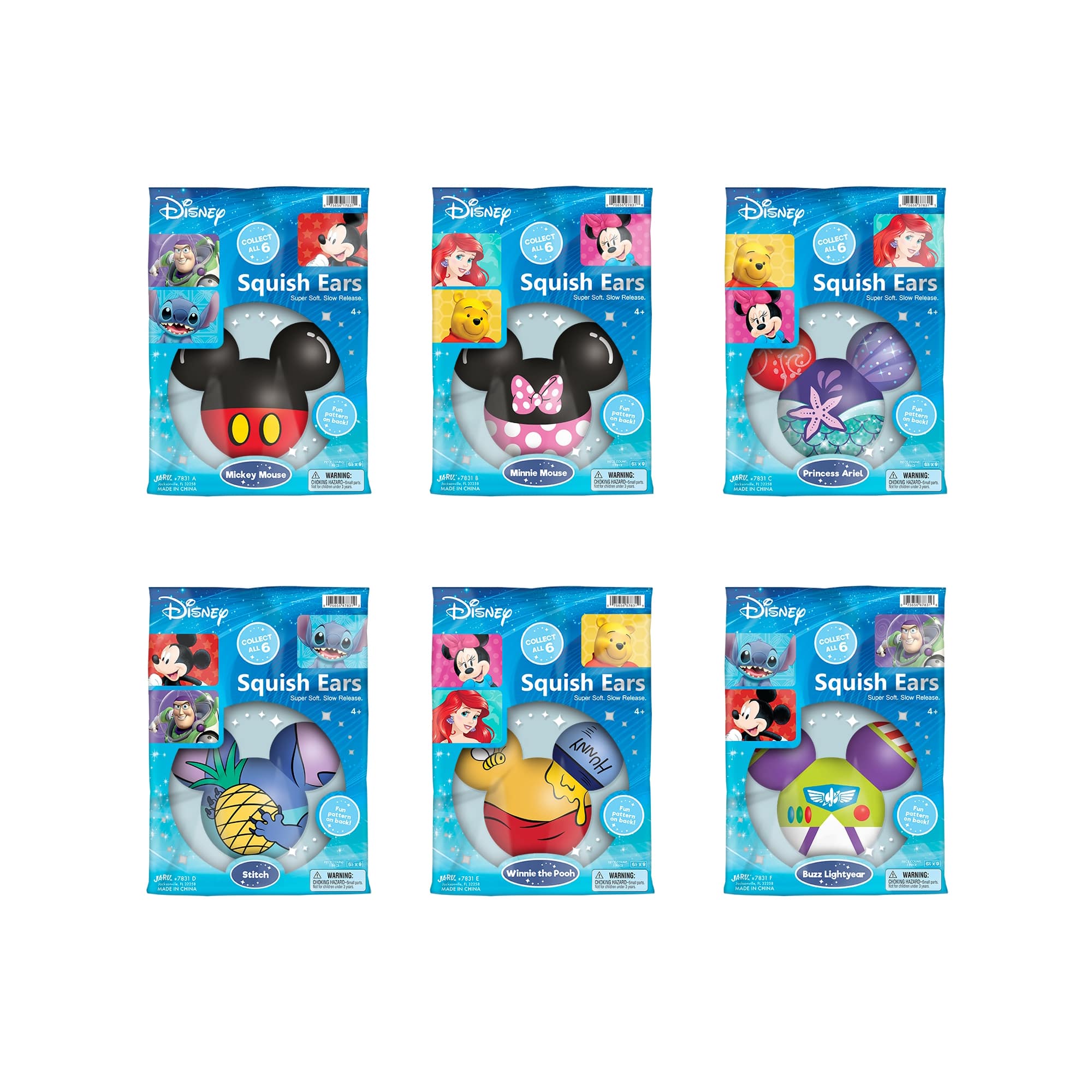 Assorted Ja-Ru&#xAE; Disney&#xAE; Squish Ears