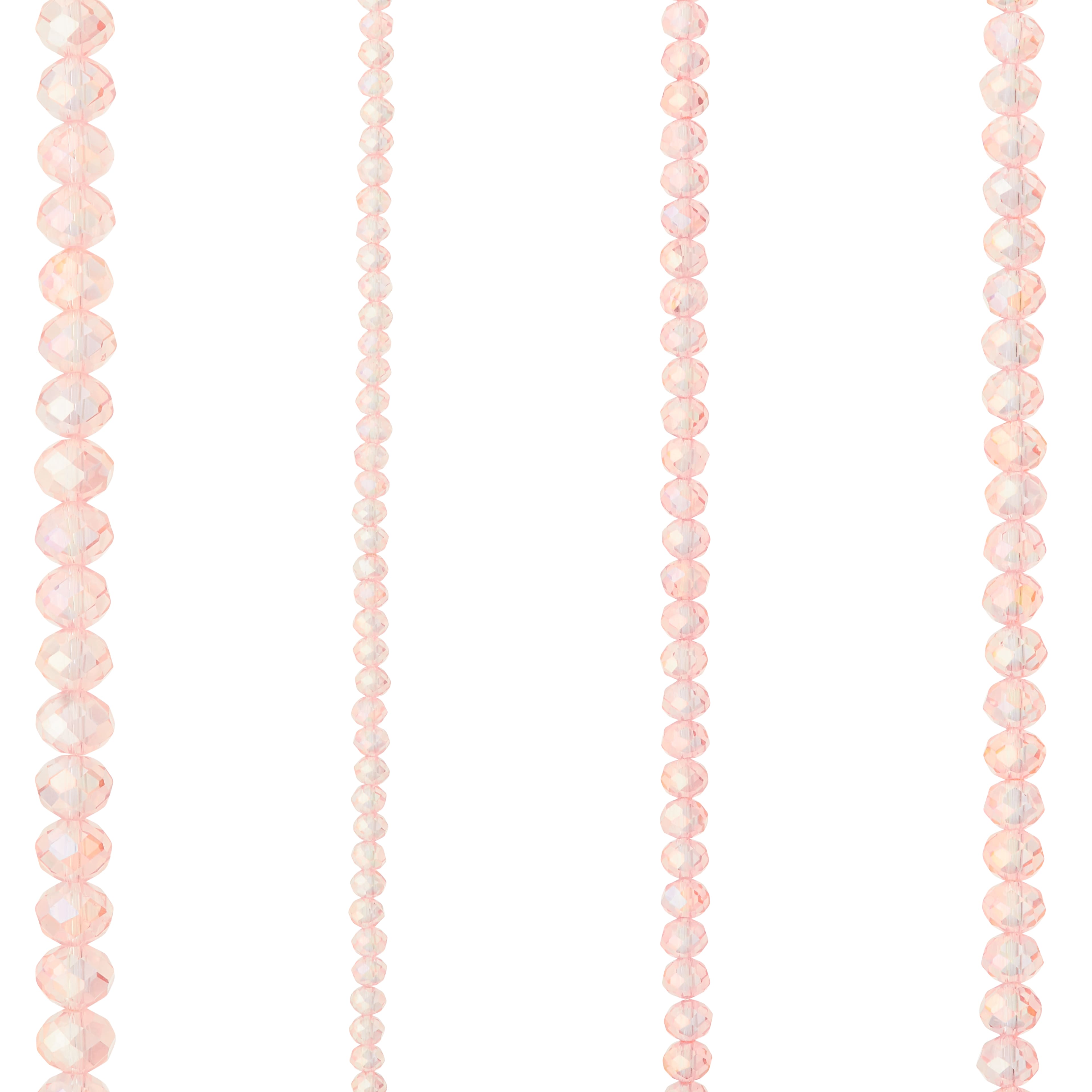 Glass Faceted Rondelle Beads by Bead Landing™