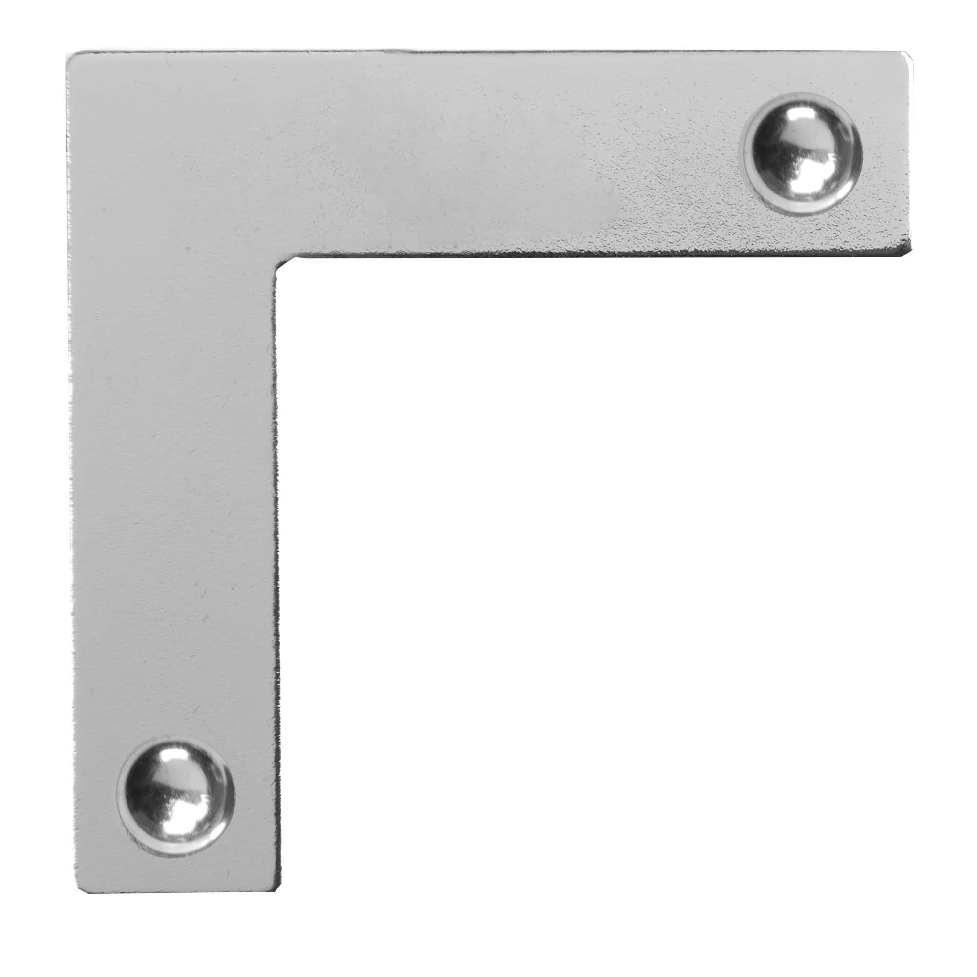 Dritz® Home Small Nickel Smooth Campaign Hardware Corners, 3ct.