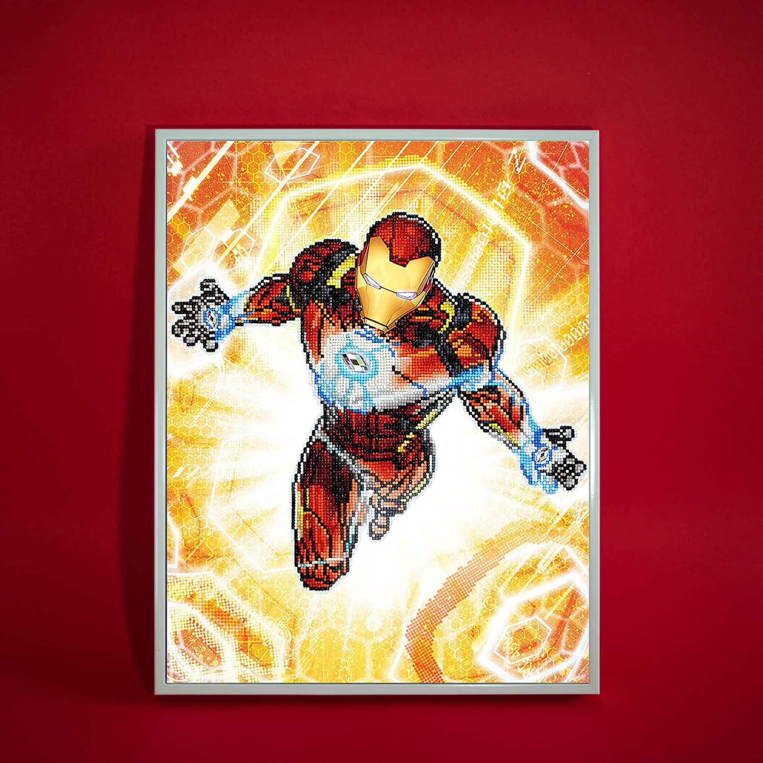 Camelot Dotz Iron Man Blast Off Diamond Painting Kit