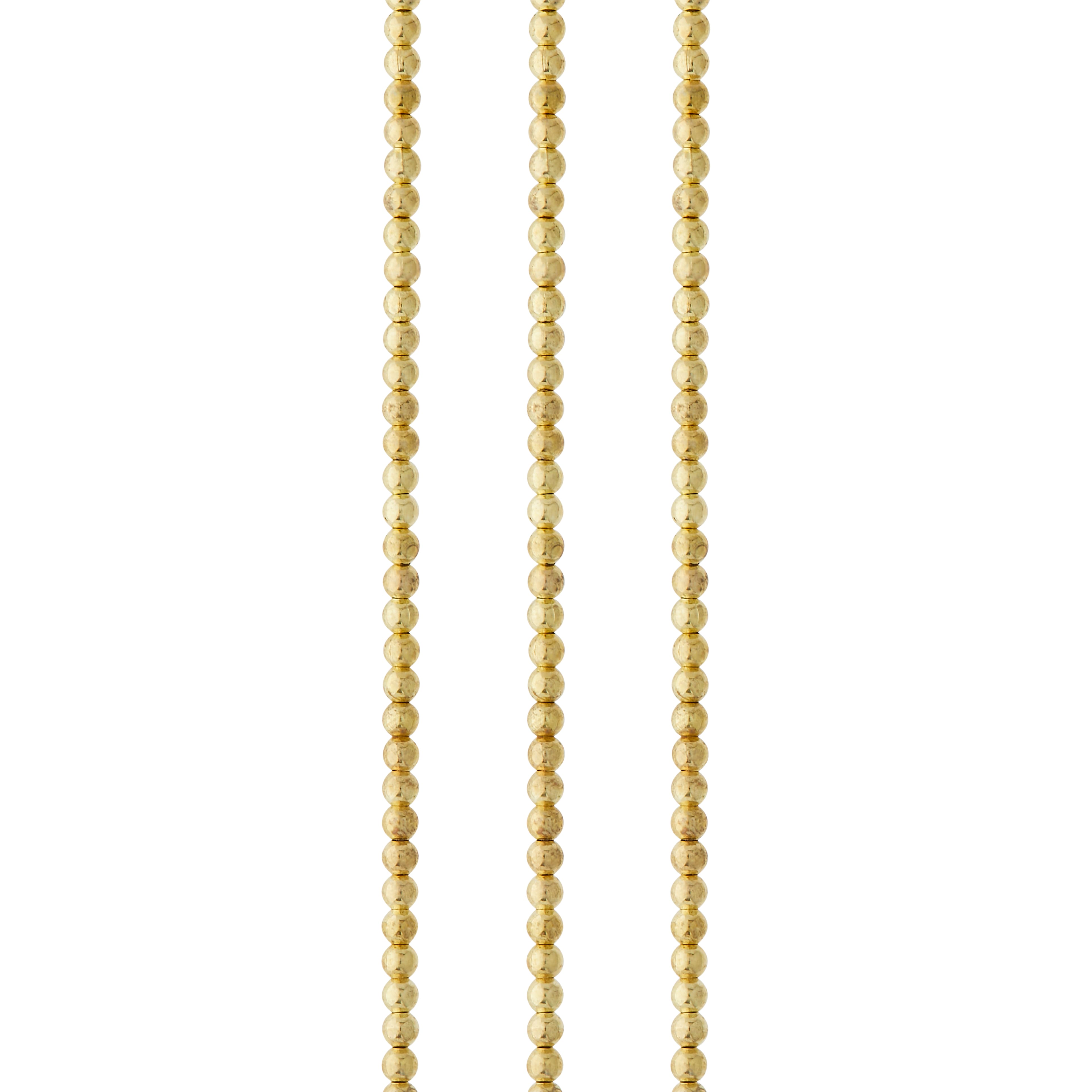 Metallic Gold Round Beads, 2.5mm by Bead Landing™