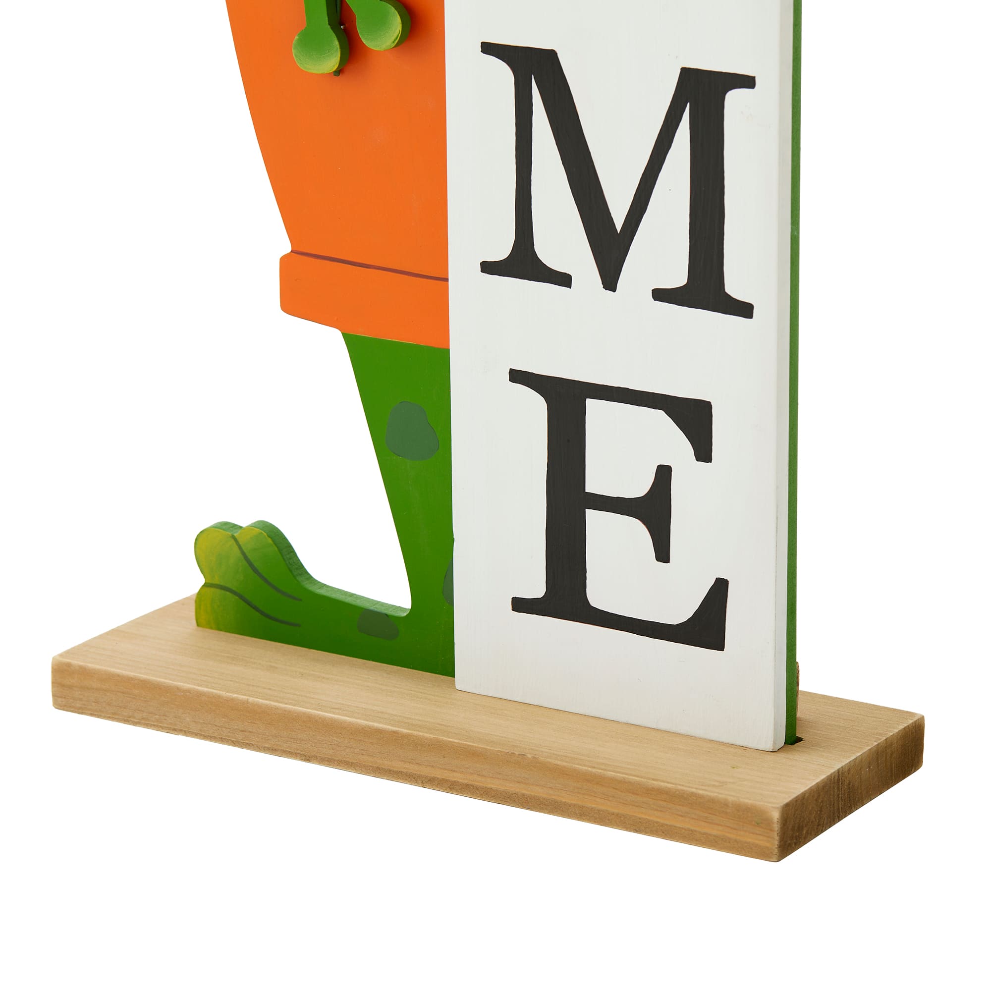 Glitzhome&#xAE; 36&#x22; Wooden Frog WELCOME Porch D&#xE9;cor