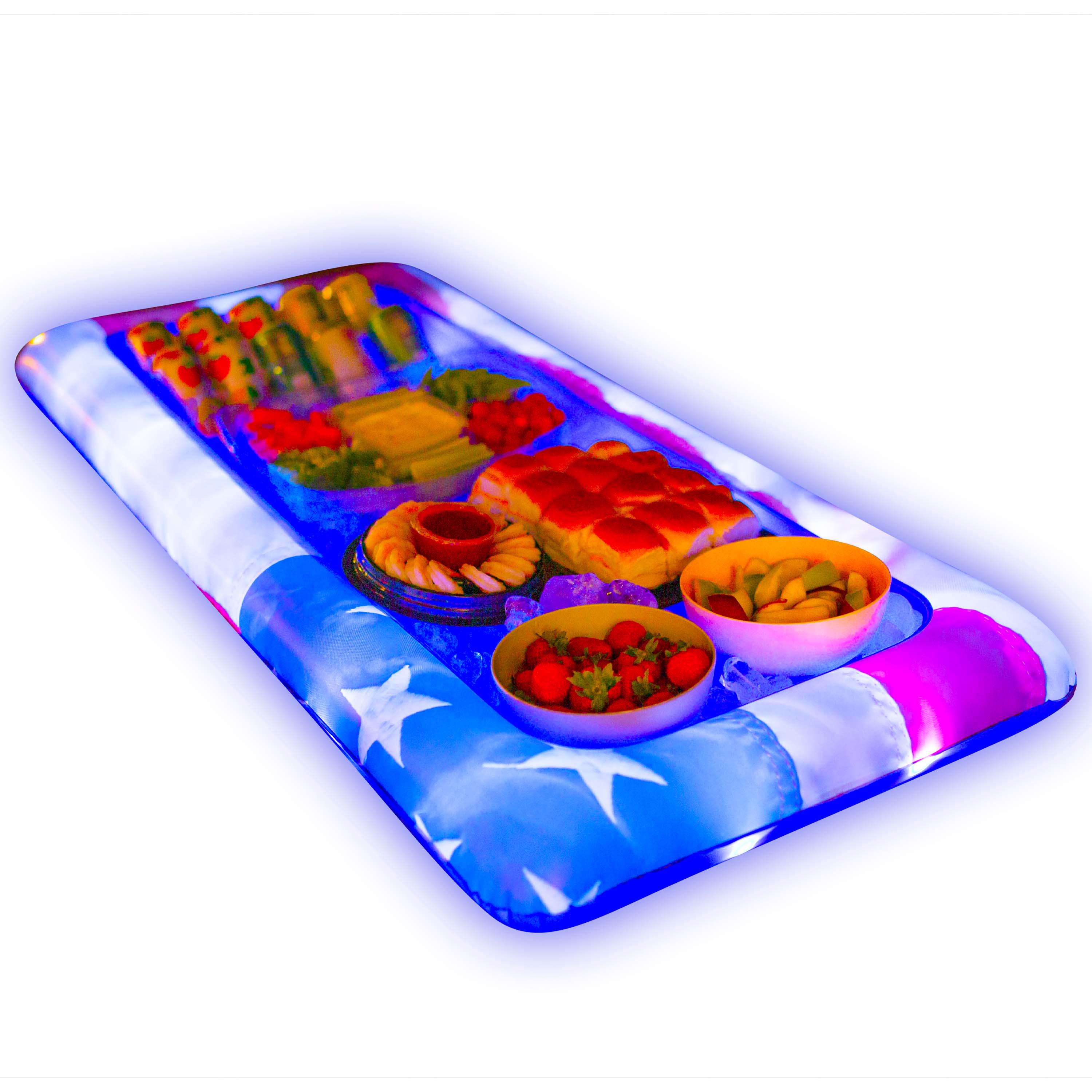 PoolCandy Illuminated Stars &#x26; Stripes LED Buffet Cooler