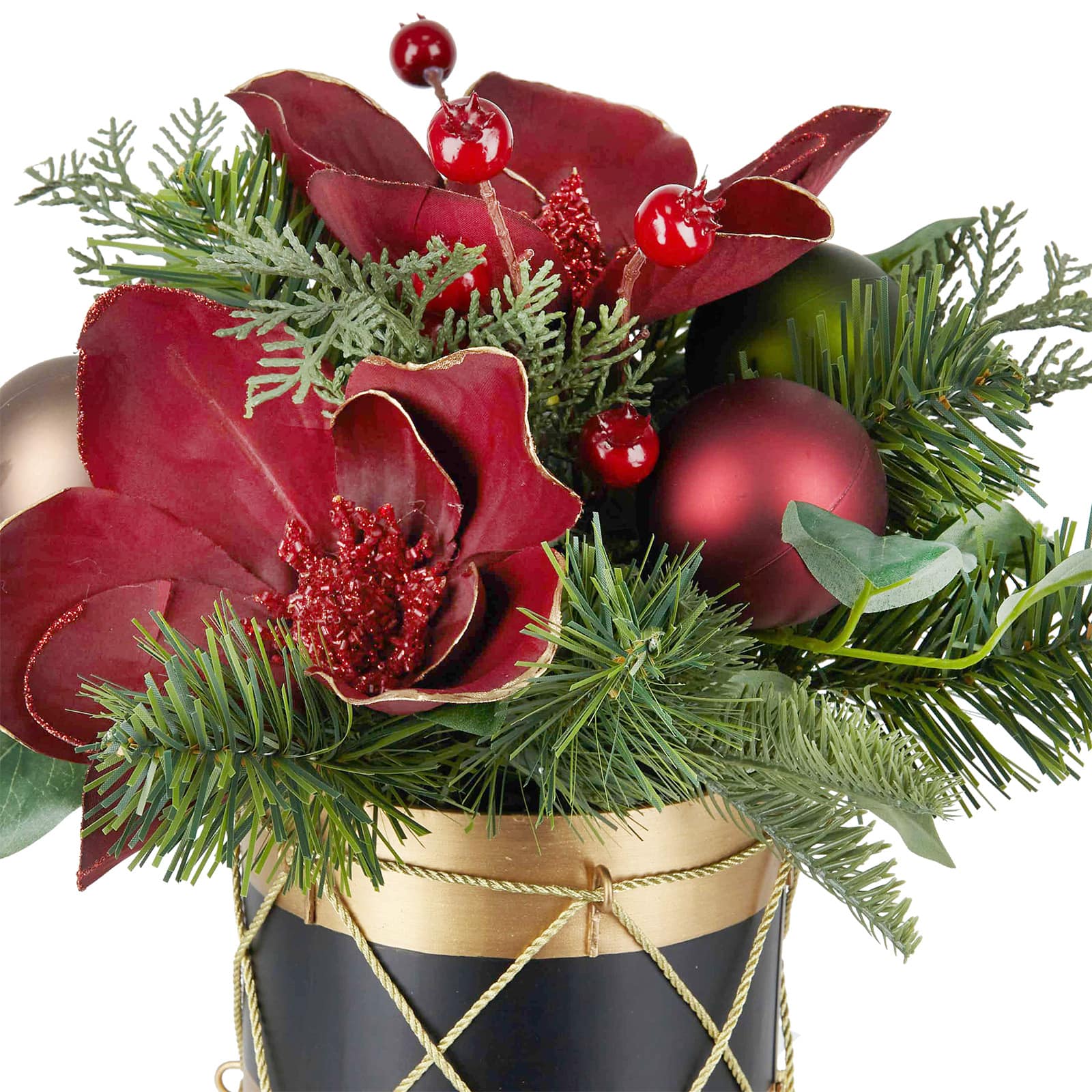 10" Drum with Burgundy Magnolia by Ashland®