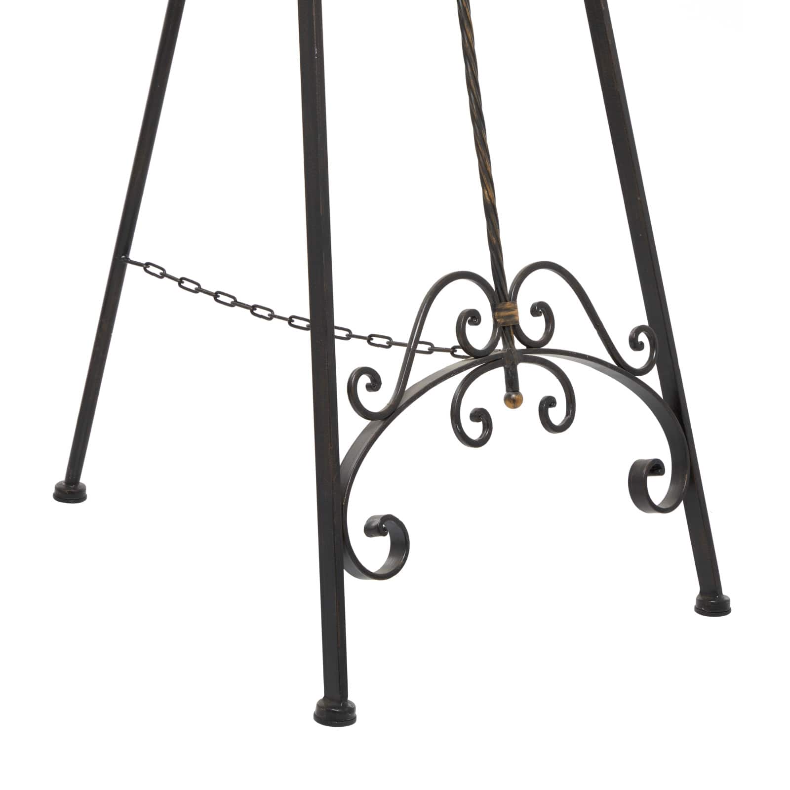 Black Iron Country Cottage Easel, 65&#x22; x 21&#x22; x 27&#x22;