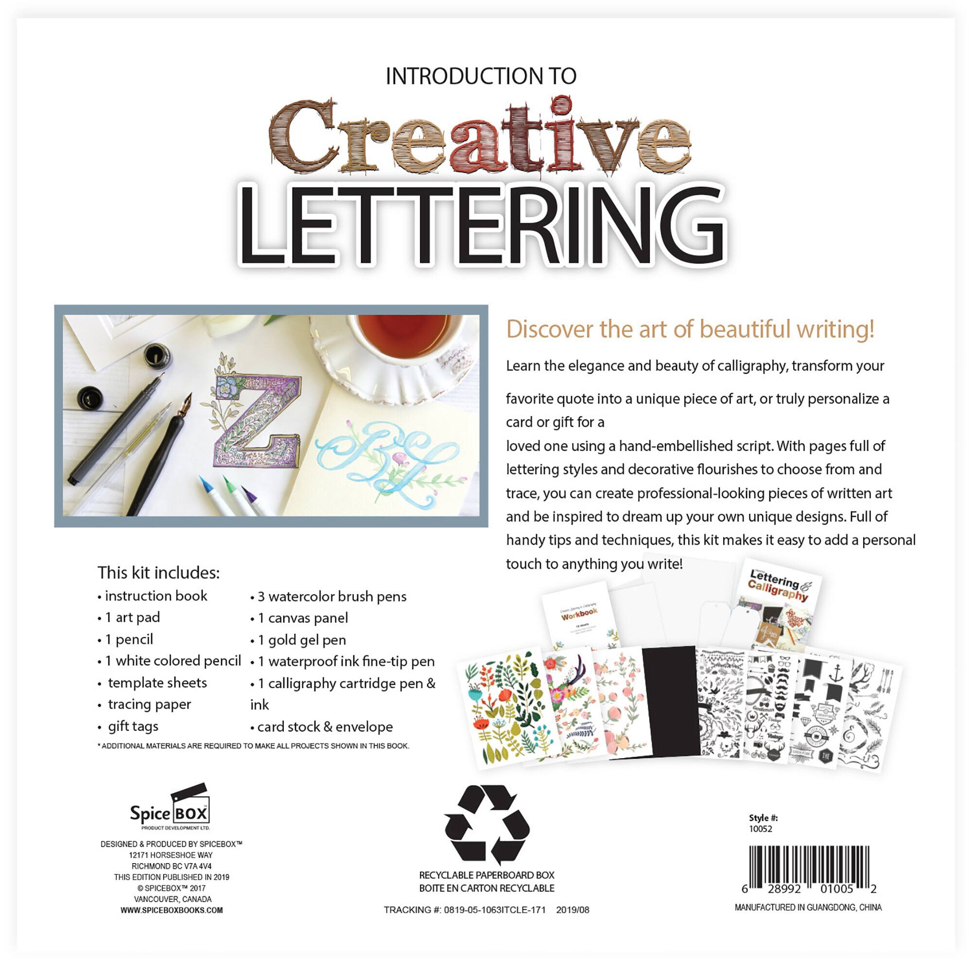 SpiceBox Introduction to Creative Lettering Kit