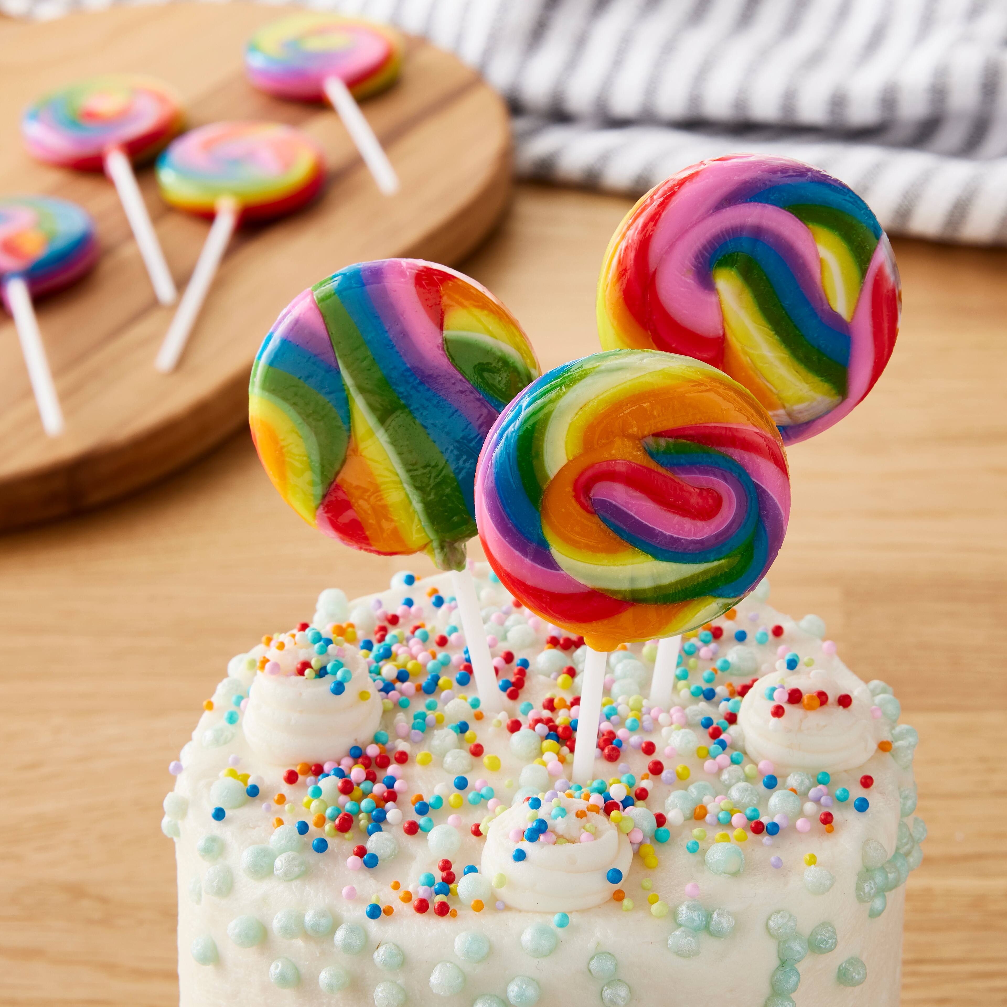 Sweet Tooth Fairy&#xAE; Rainbow Lollipops, 12ct.