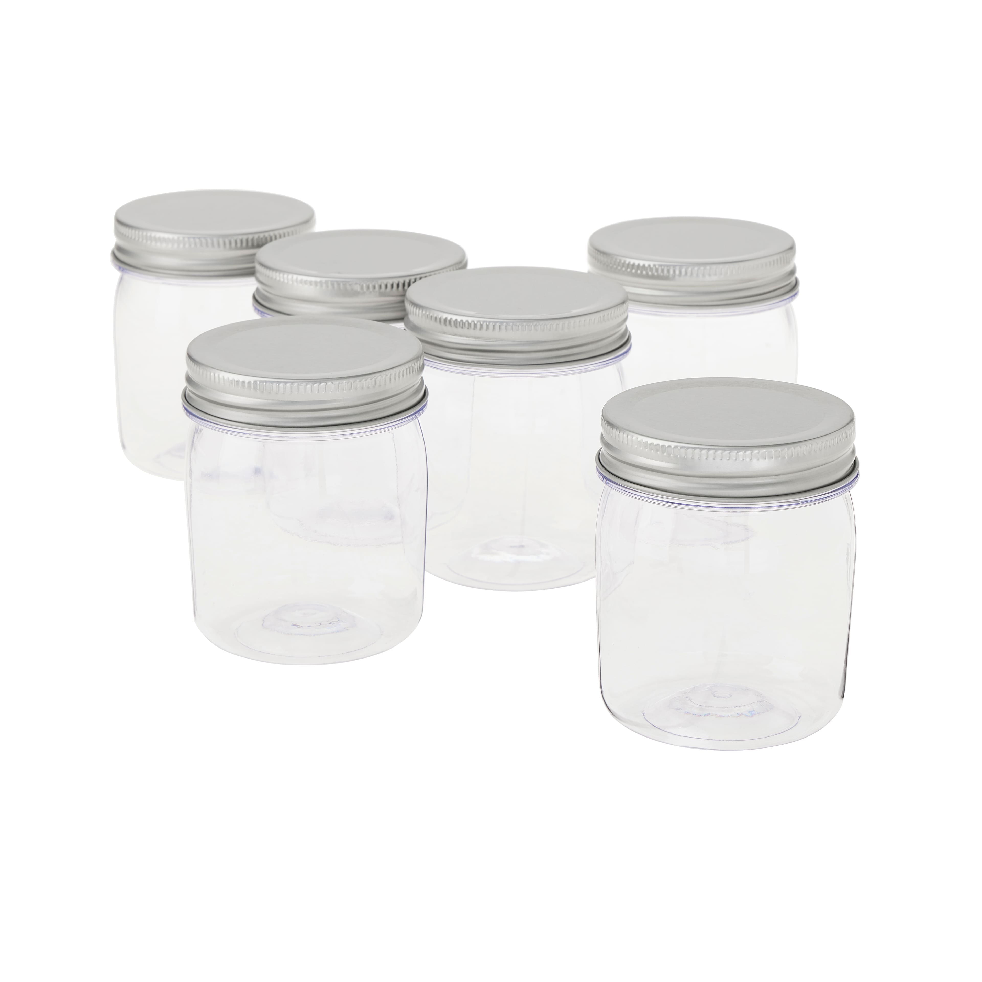 Craft Supplies Pack Of 8 Brand New Mini Gem Craft Jars 