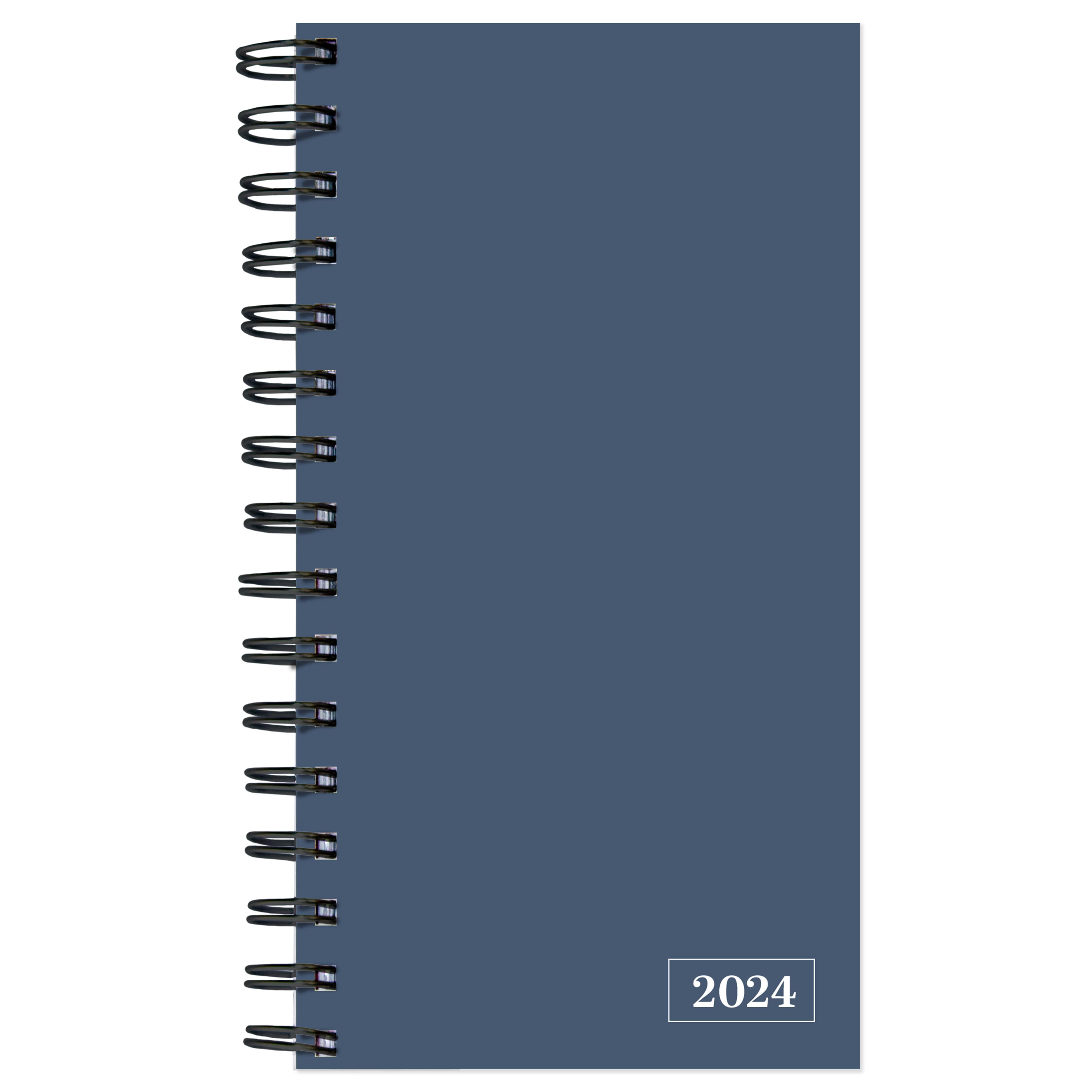 TF Publishing 2024 Steel Blue Small Weekly Monthly Planner