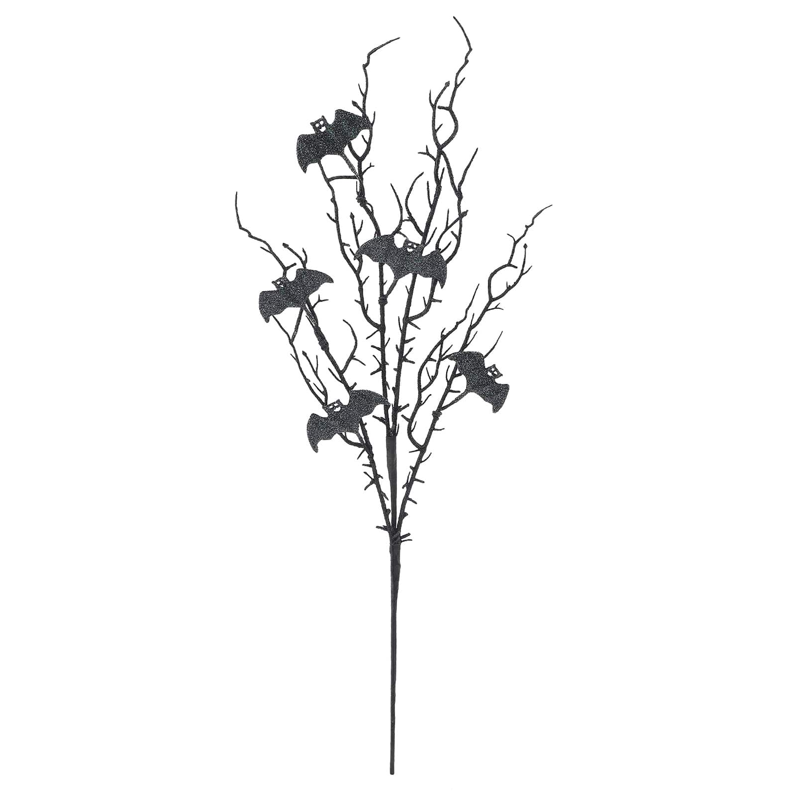 32&#x22; Black Glittery Bat Pick by Ashland&#xAE;