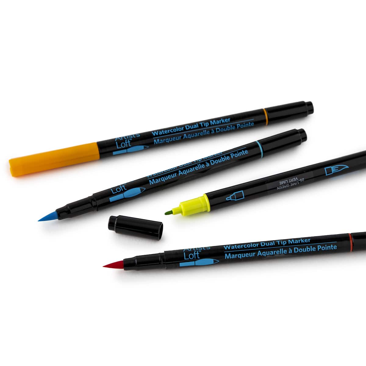 6 Packs: 48 ct. (288 total) Watercolor Dual-Tip Markers by Artist&#x27;s Loft&#x2122;