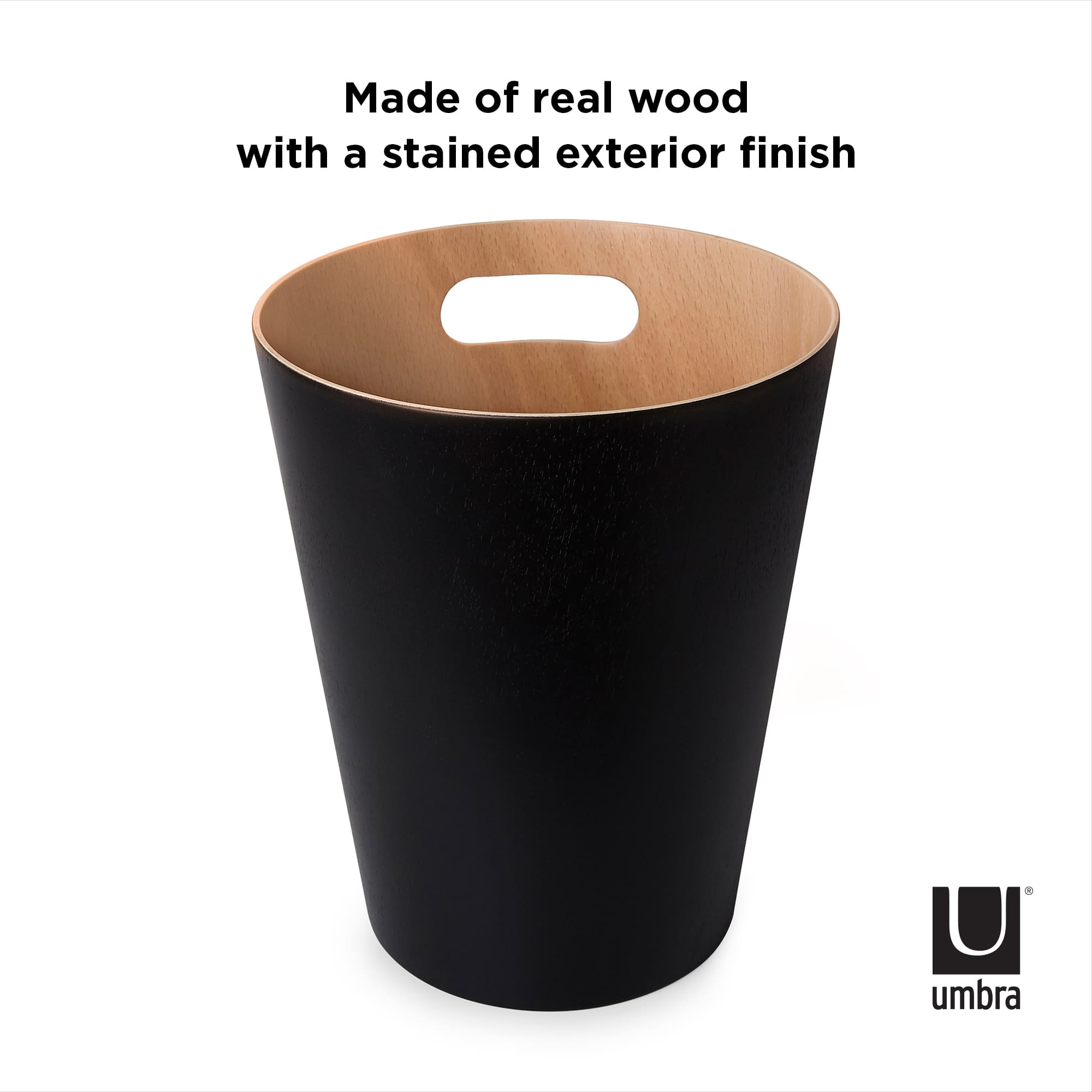 Umbra 2gal Woodrow Indoor Trash Can Green