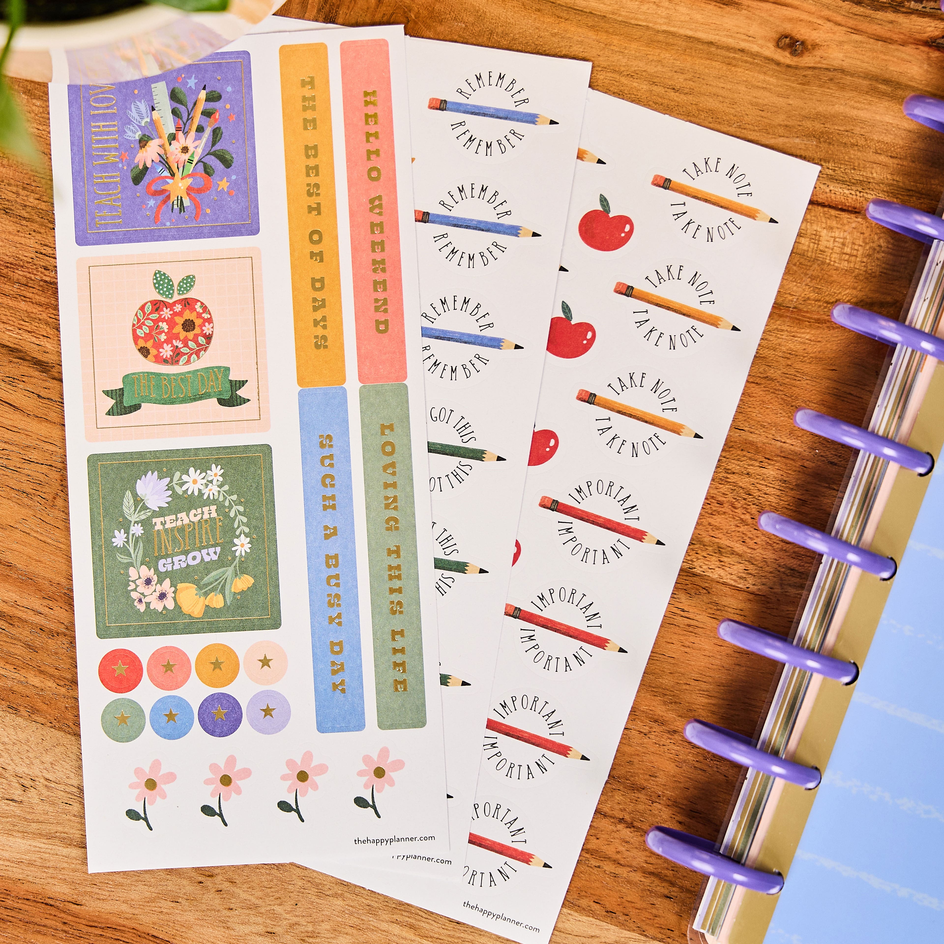 The Classic Happy Planner&#xAE; Teachers Are Heroes Planner Box Kit
