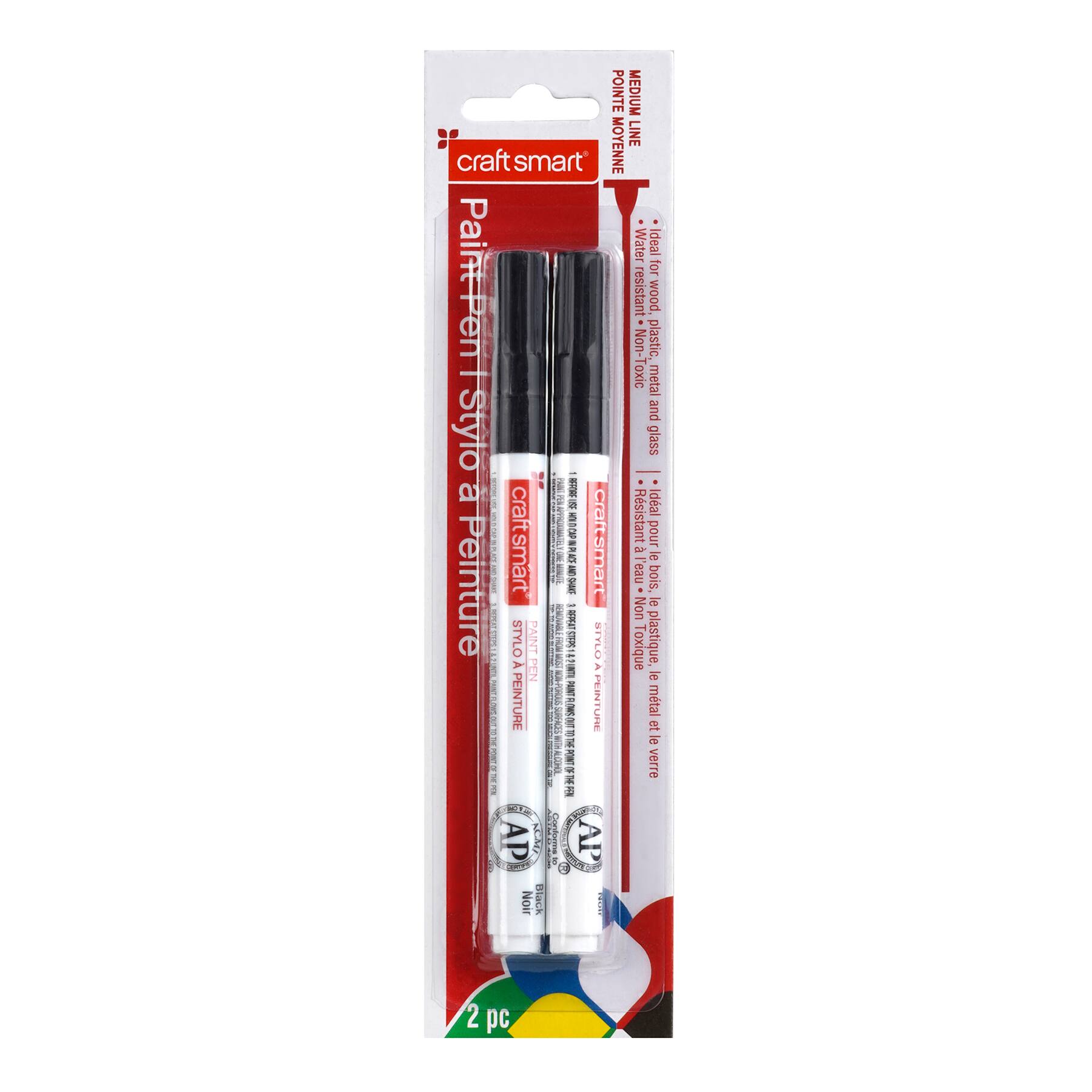 12 Packs: 2ct. (24 total) Medium Line Paint Pens by Craft Smart&#xAE;