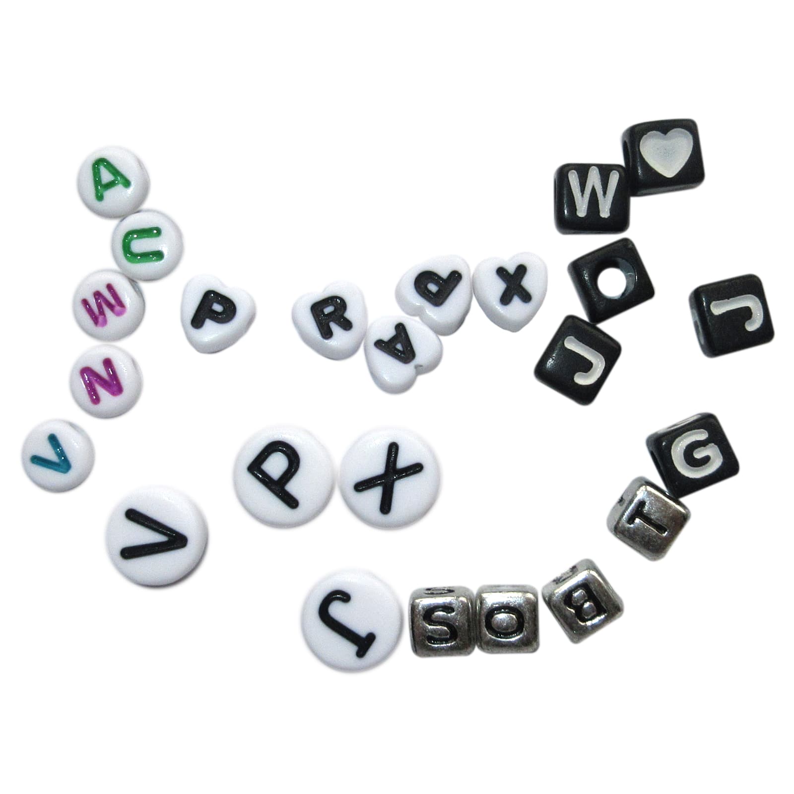 6 Packs: 970 ct. (5,820 total) Alphabet Assorted Bead Box by Creatology&#x2122;