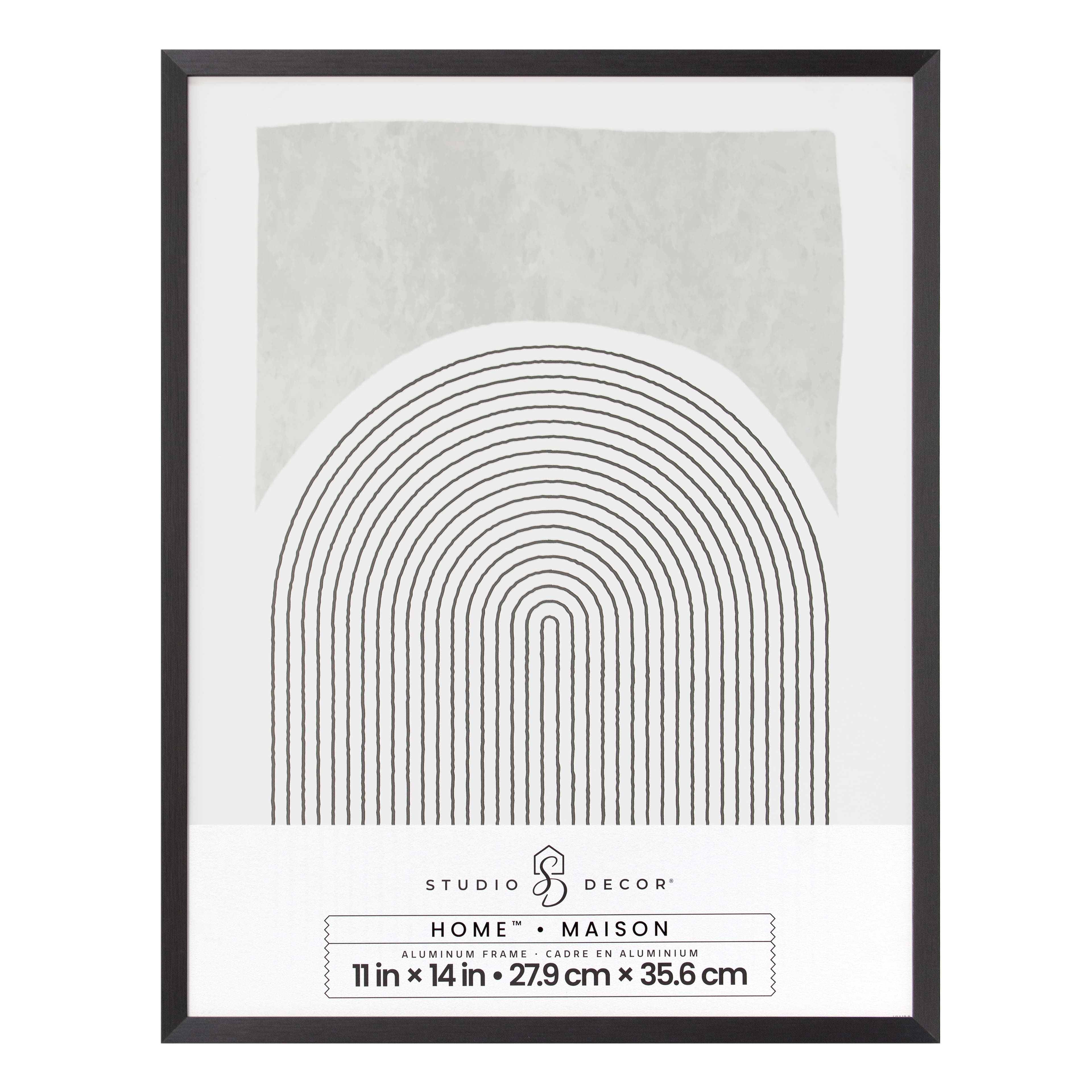 Home&#x2122; Black Aluminum Frame by Studio D&#xE9;cor&#xAE;