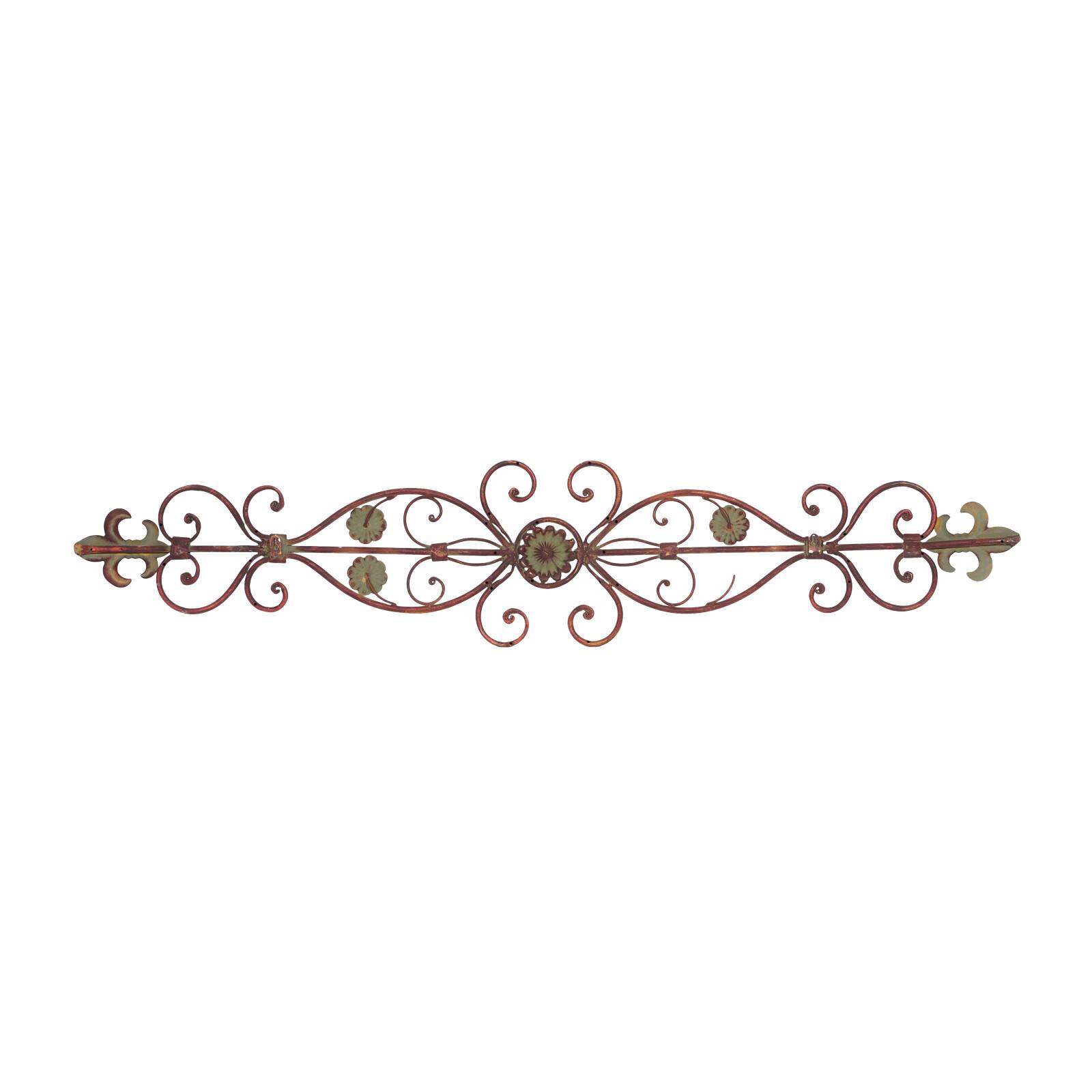 54&#x22; Brown Metal Rustic Wall D&#xE9;cor