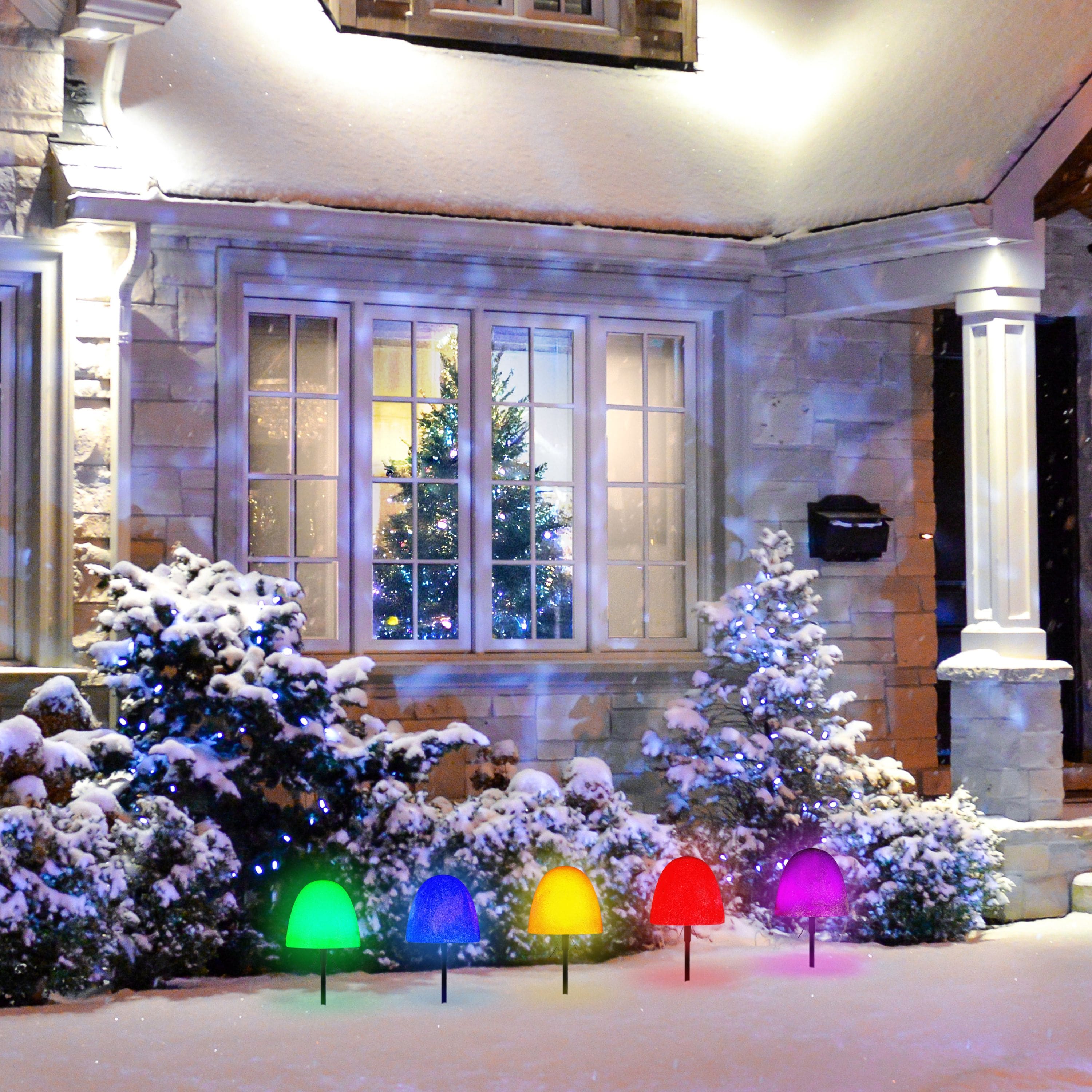 Mr. Christmas Multicolor Gumdrop Pathway Lights Set