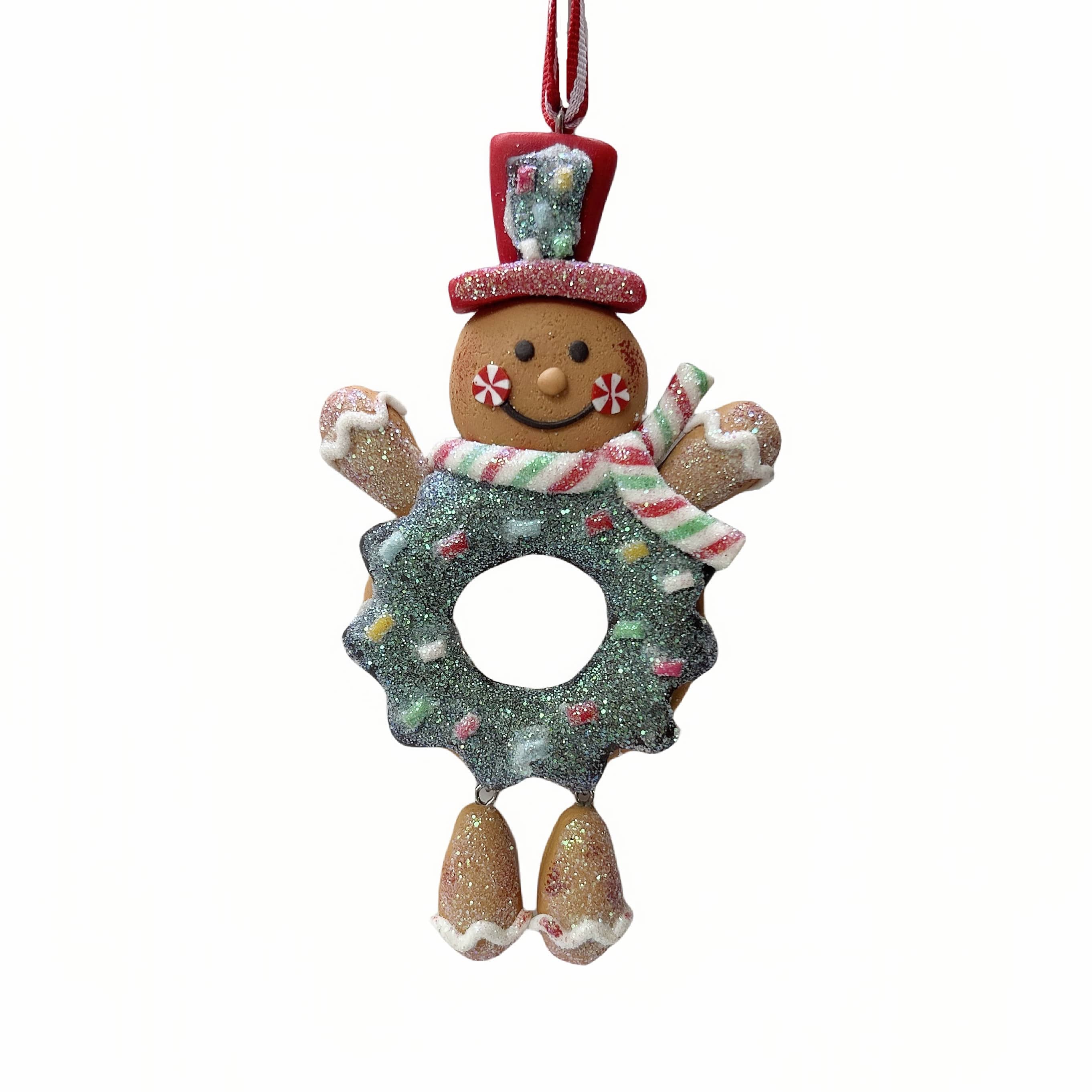 Assorted 5&#x22; Gingerbread Clay Ornament by Ashland&#xAE;, 1pc.