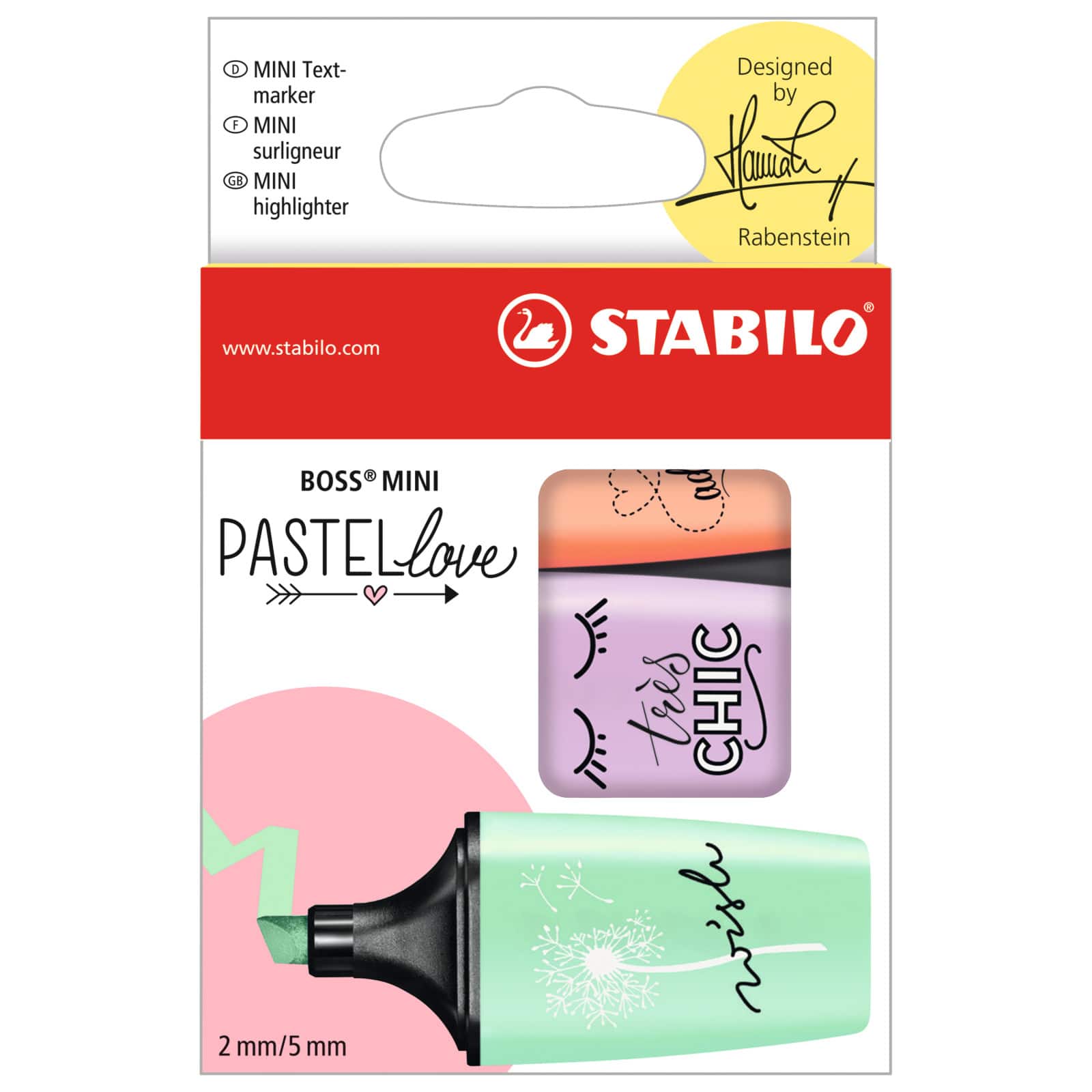 stabilo pastel love set