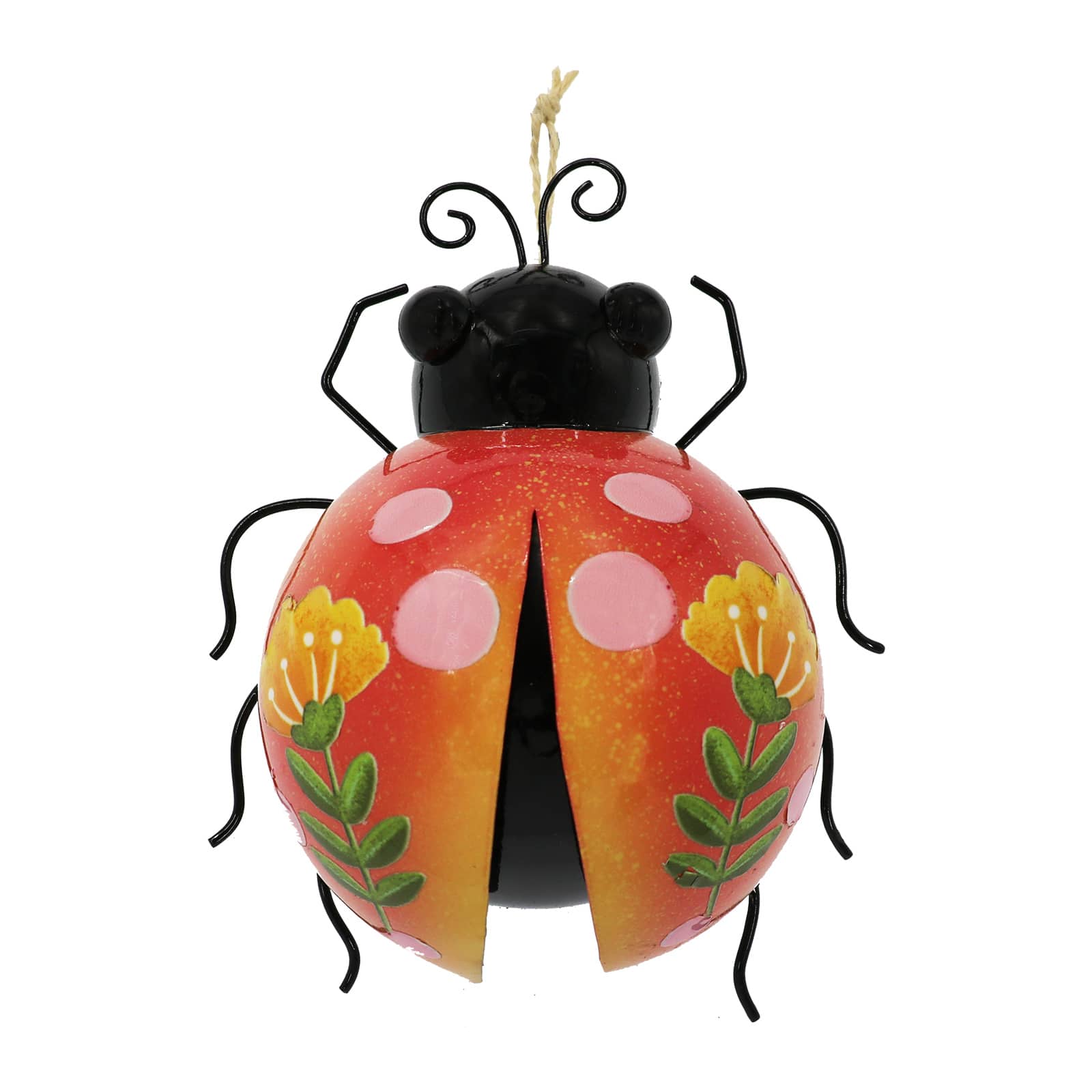 5.25&#x22; Orange Ladybug with Pink Spots Wall D&#xE9;cor by Ashland&#xAE;