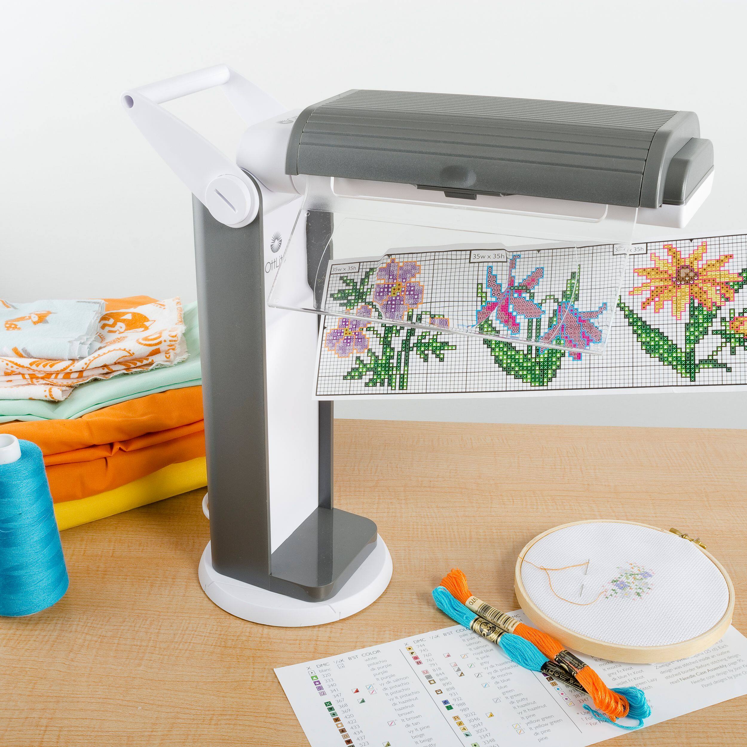 OttLite 11.5" Dark Magnifier Task Lamp