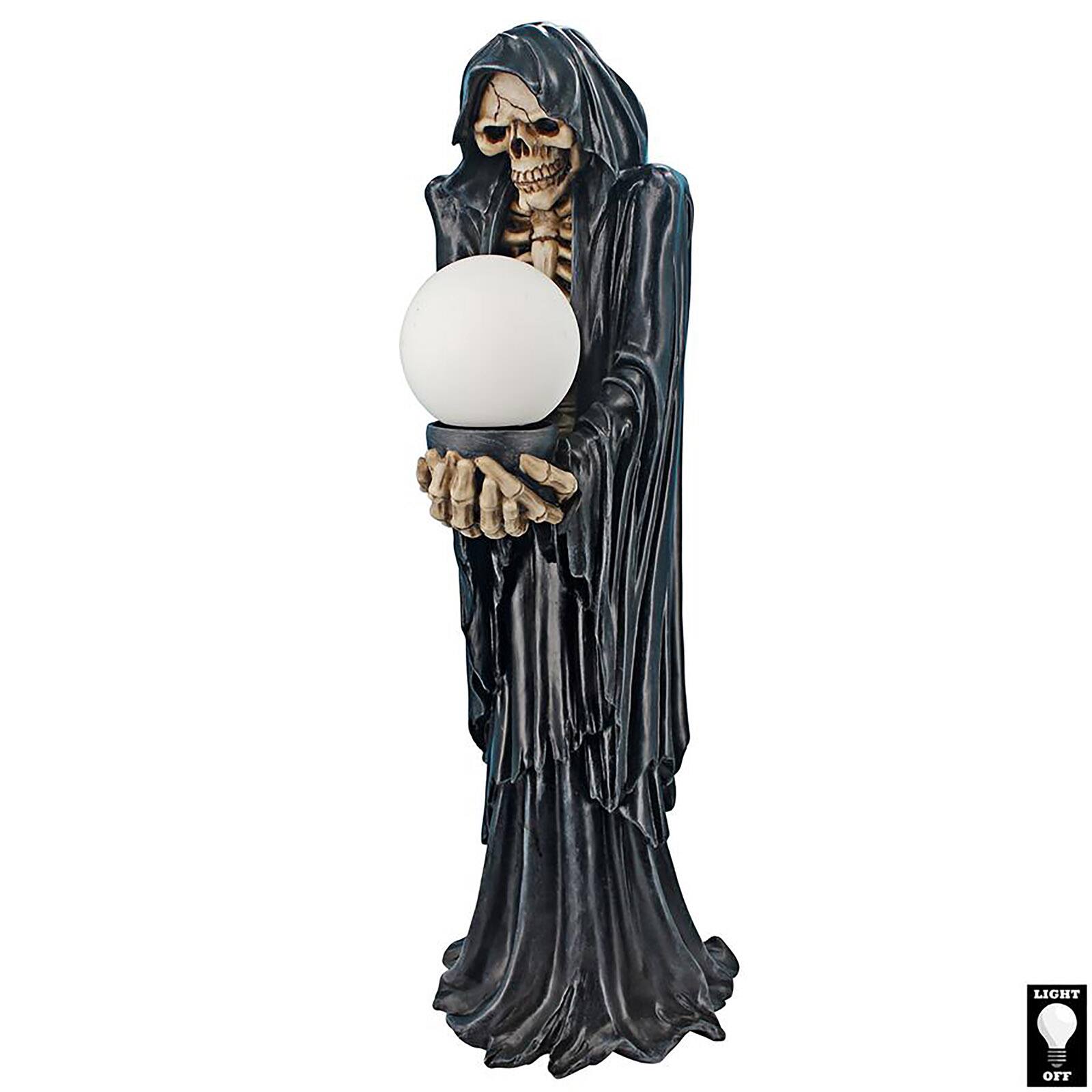 Design Toscano 26.5&#x22; Grim Reaper Illuminated Evil Spector Statue