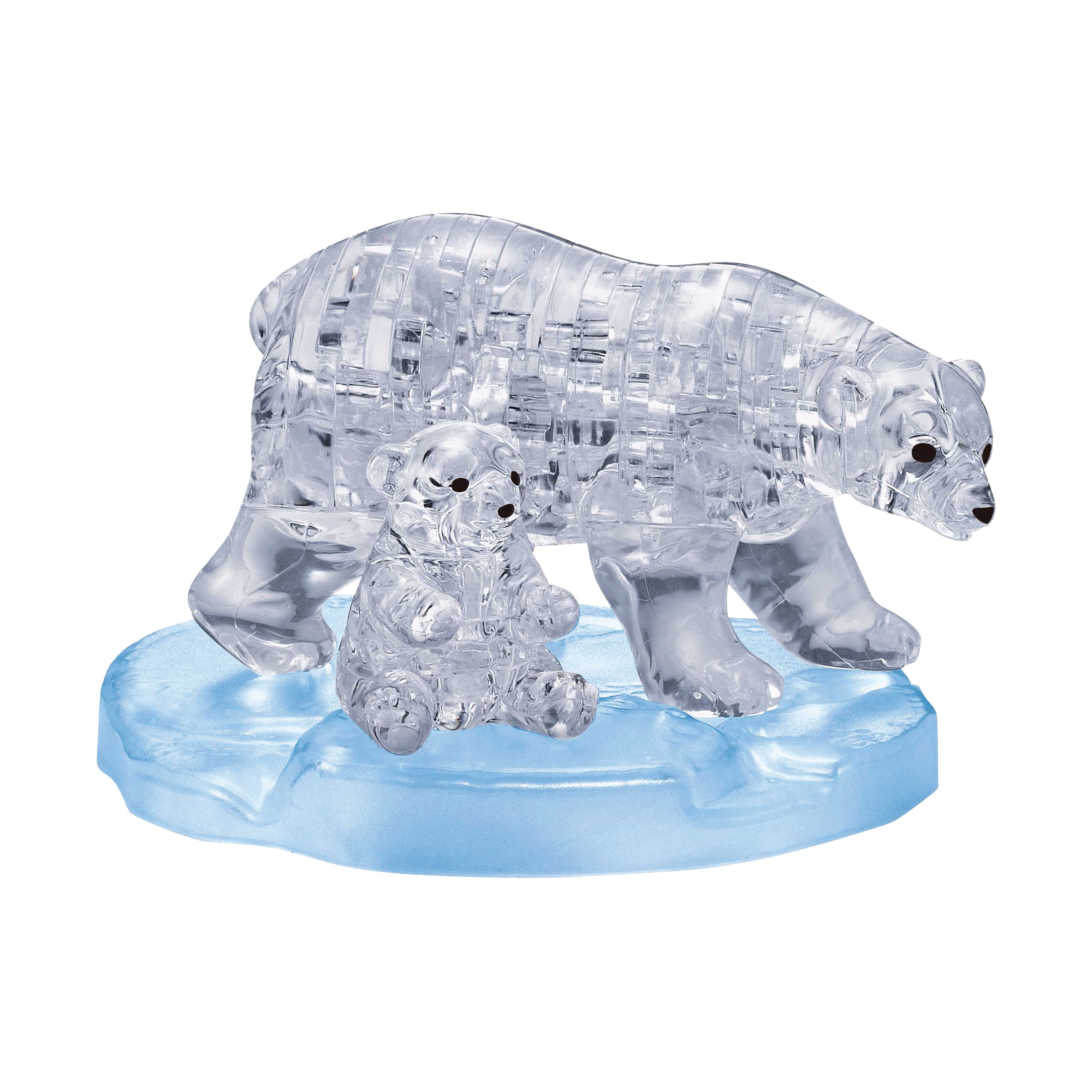 BePuzzled&#xAE; Original 3D Crystal Puzzle&#x2122; Polar Bear &#x26; Baby 40 Piece Puzzle