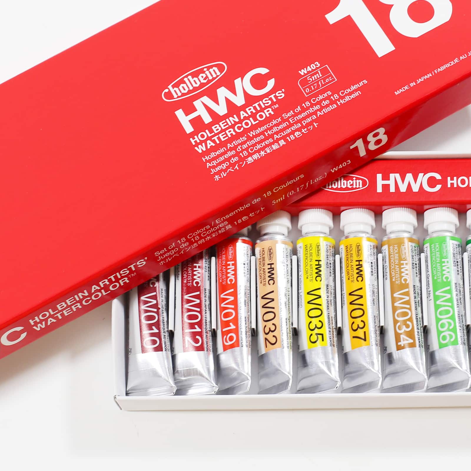 Holbein 18 Color Artist&#x27;s Watercolor Set