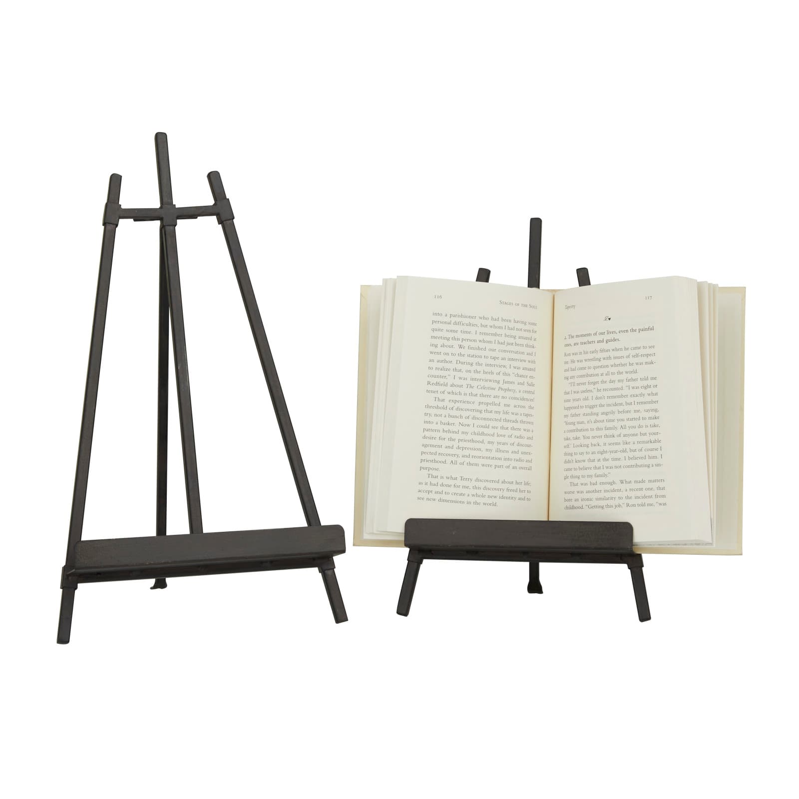 Black Traditional Easel by Ivory and Iris | 7.9 x 7.85 x 13.4 | Michaels