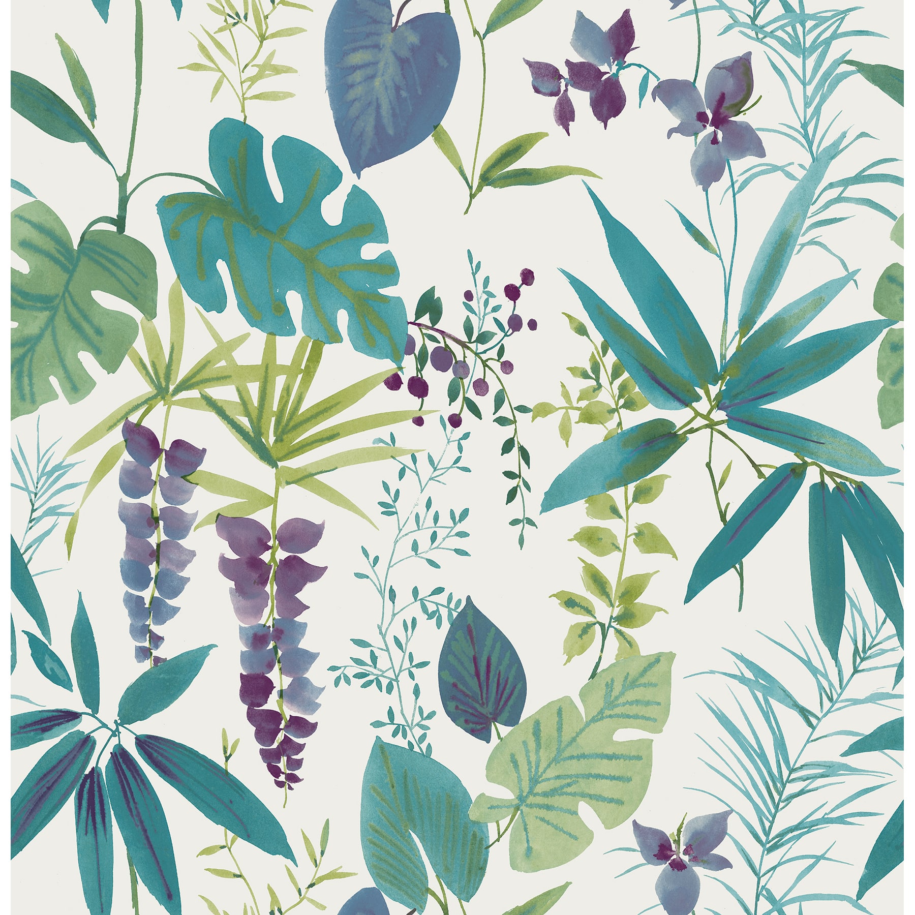 NuWallpaper Teal Maldives Peel & Stick Wallpaper