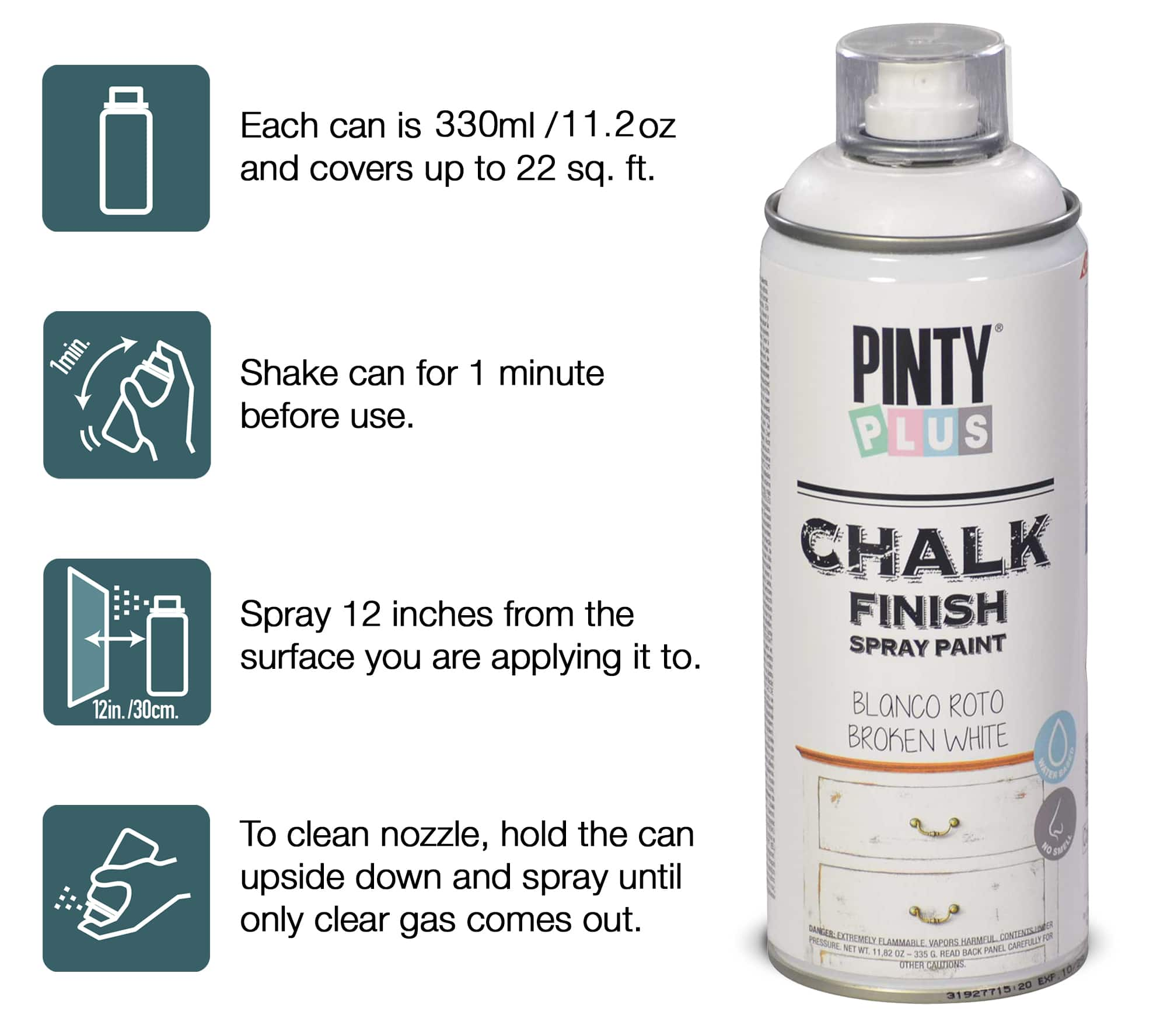 Pintyplus Chalk Finish Spray Paint | Michaels