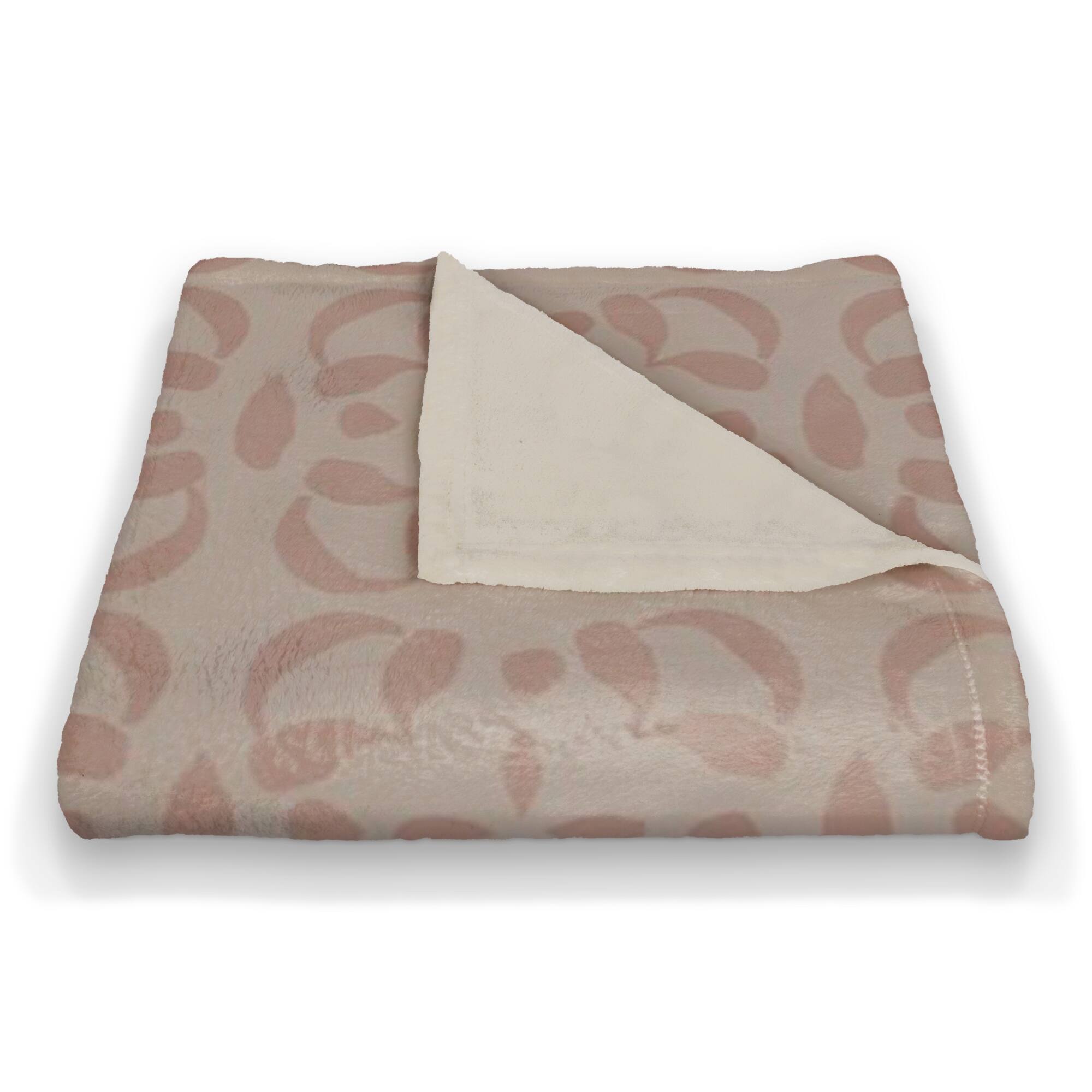Intricate Circle Stack Coral Fleece Blanket