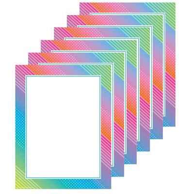 Teacher Created Resources Colorful Vibes Computer Paper, 6 packs of 50 ...