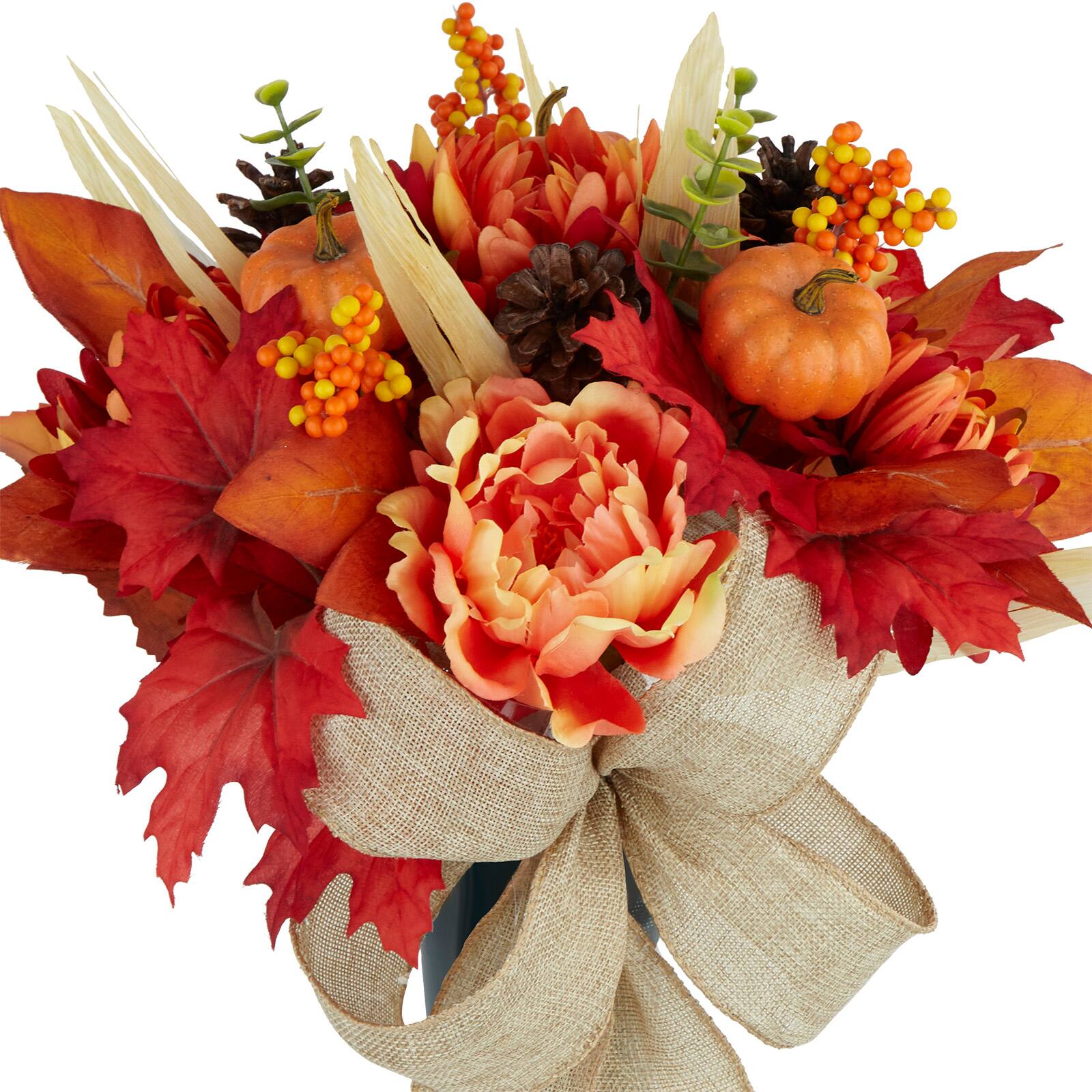 21&#x22; Autumn Floral Cone by Ashland&#xAE;
