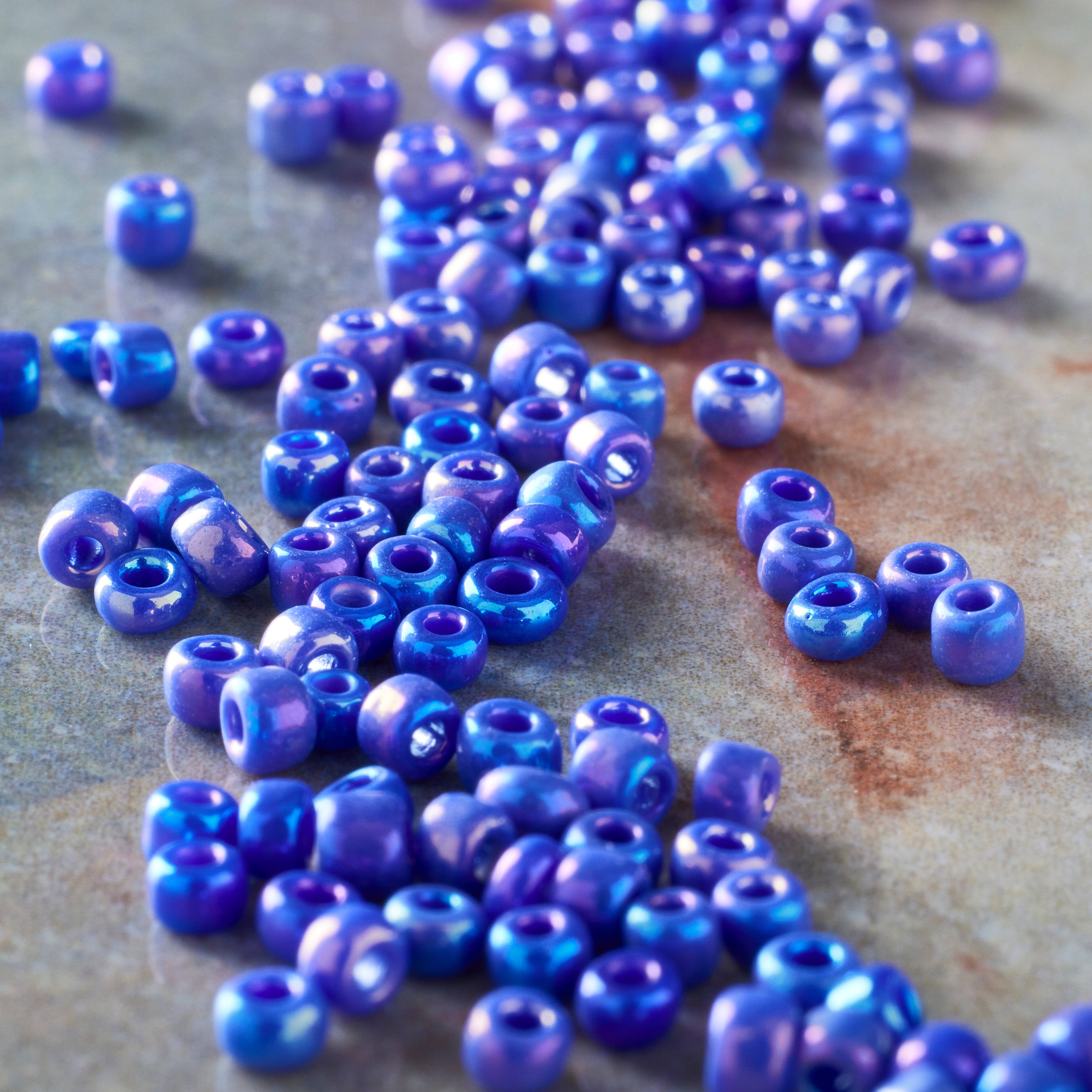 Glass Seed Beads, 12/0 by Bead Landing™ in Clear