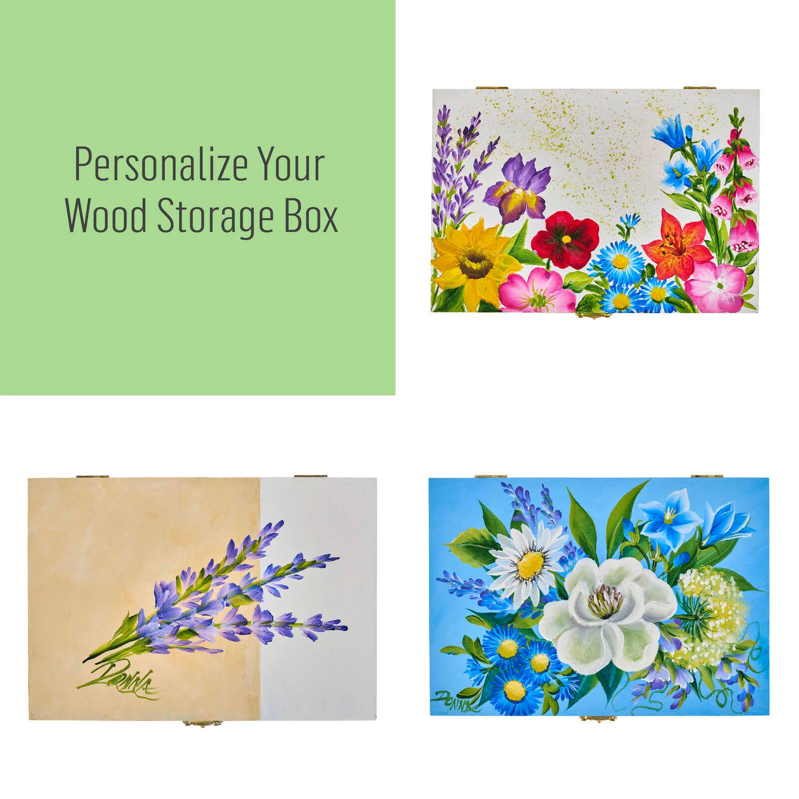 Let&#x27;s Paint with FolkArt&#xAE; One Stroke&#x2122; A-Z of Floral Painting Kit