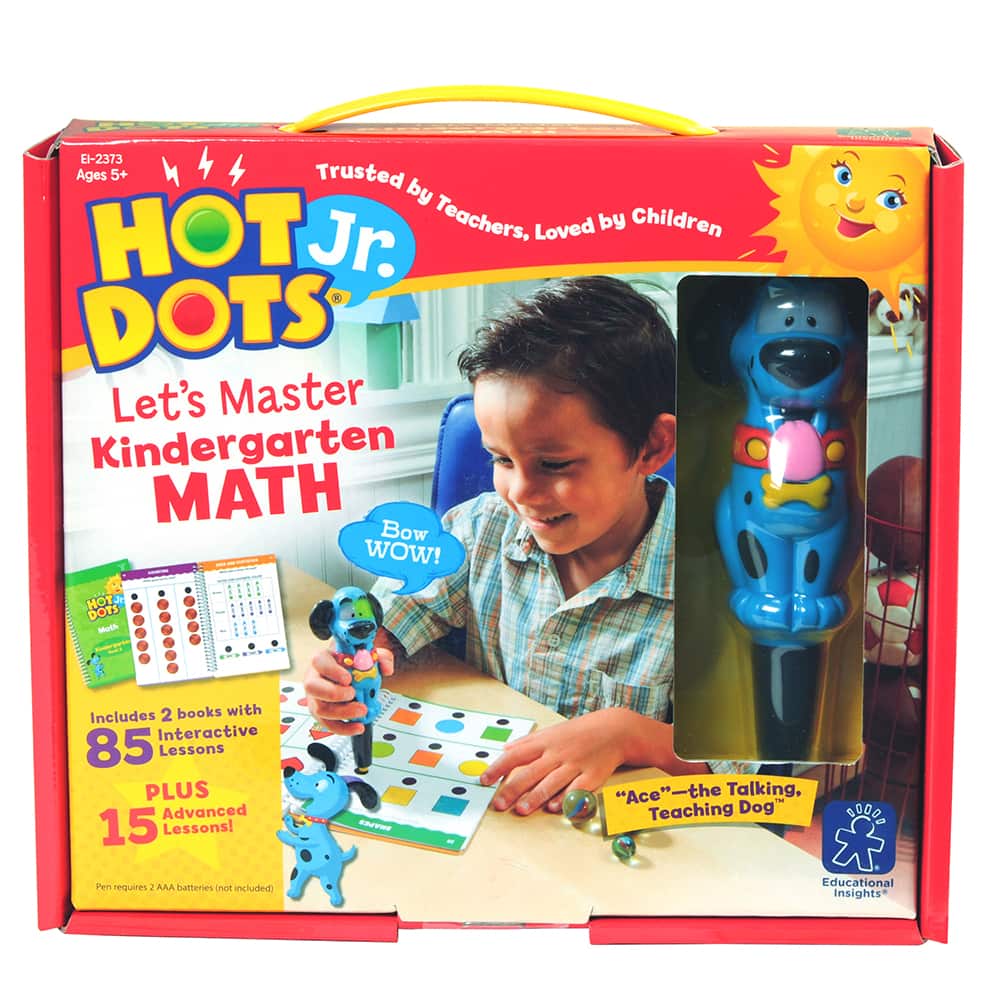 Educational Insights HOT DOTS TALKING PEN for ALL Flashcards TALKS SOUNDS GLOWS 