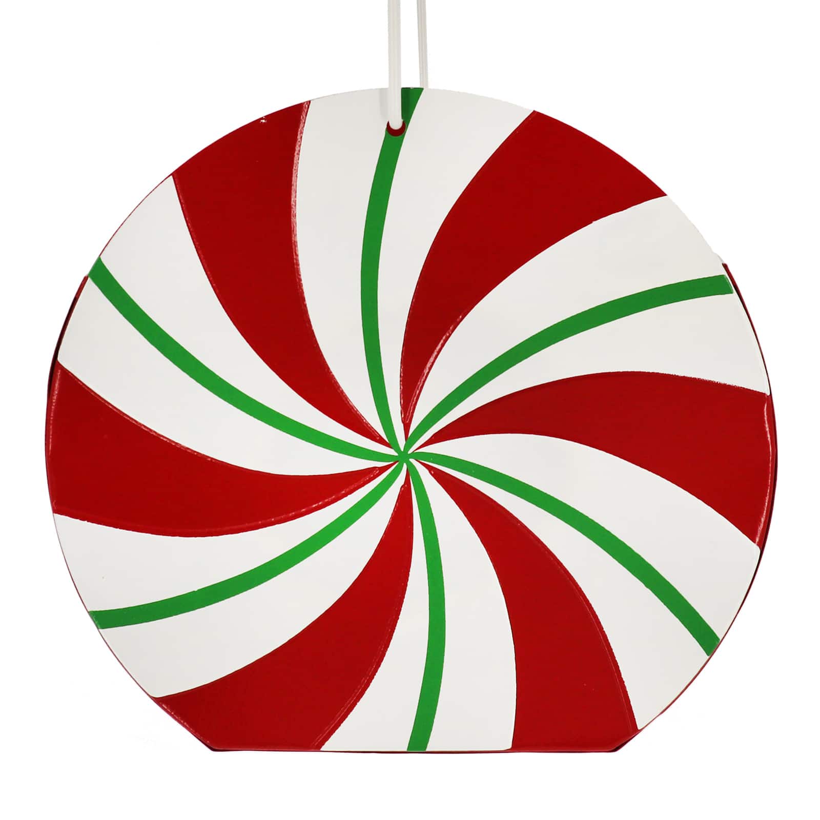 6.25&#x22; Peppermint Metal Container Tabletop D&#xE9;cor by Ashland&#xAE;