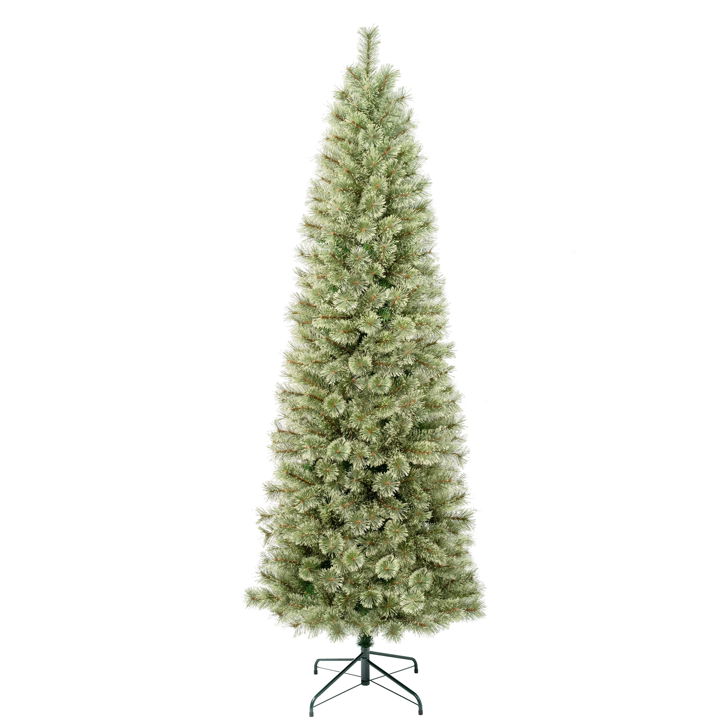 7.5ft. Unlit Artificial Arcadia Pine Cashmere Slim Christmas Hinged Tree